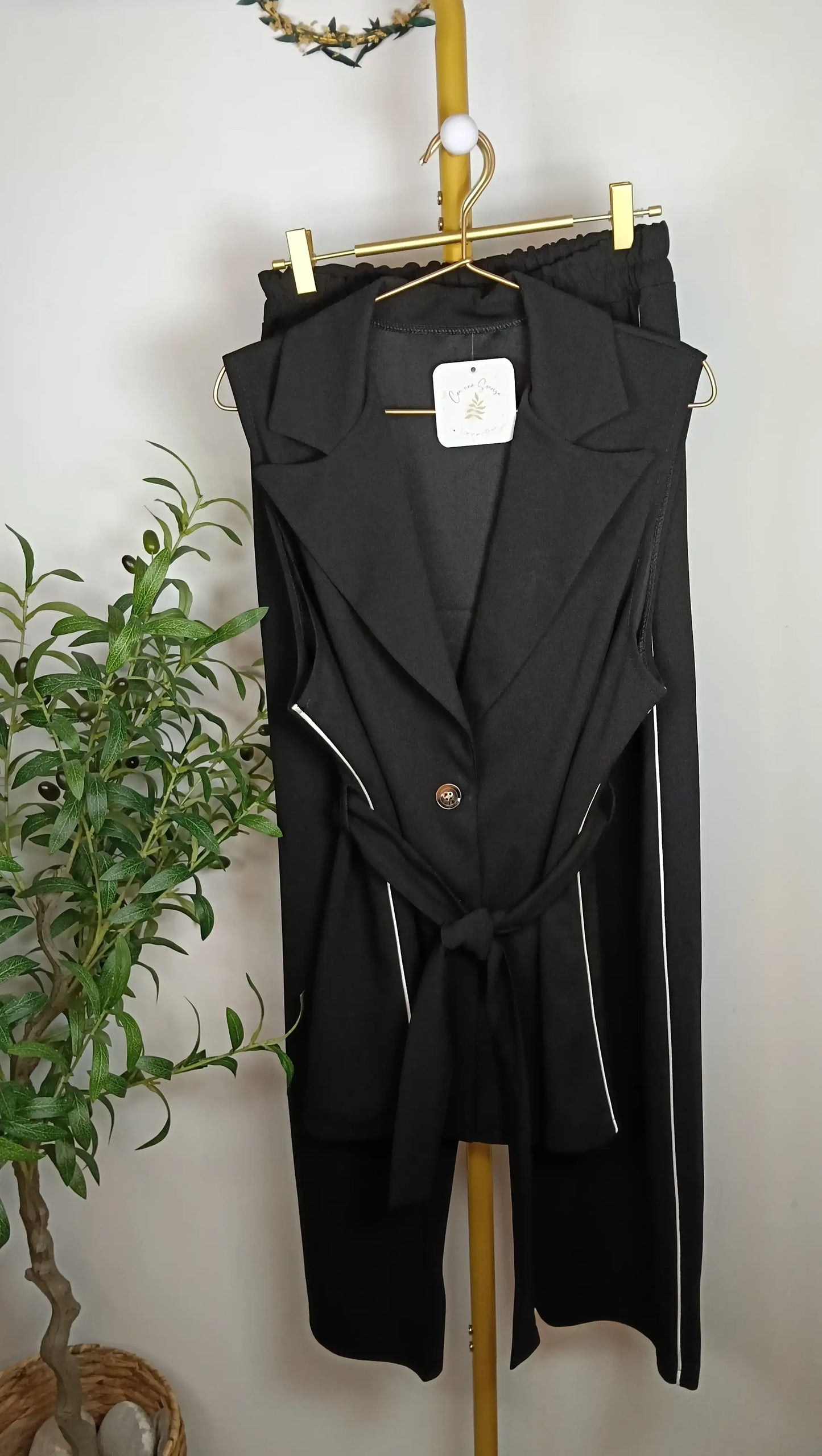 Conjunto Traje Chaleco Pantalón (3 colores)