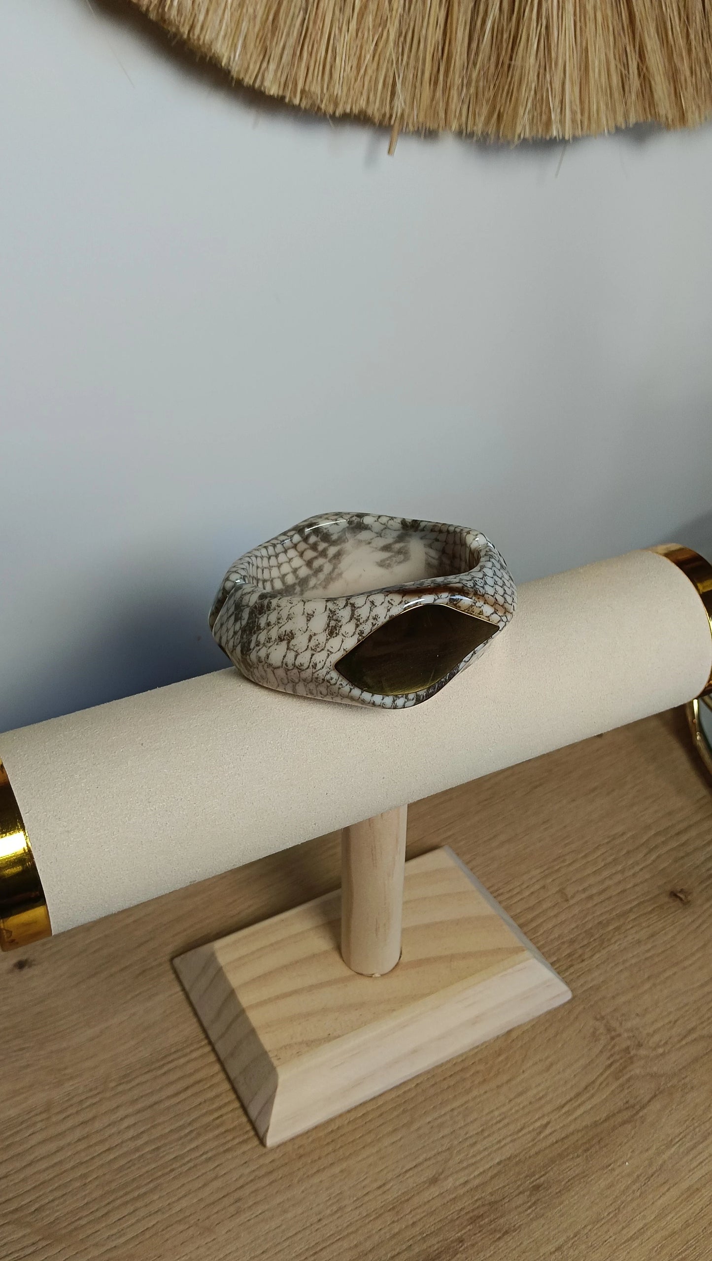 Pulsera Efecto Piel de Serpiente