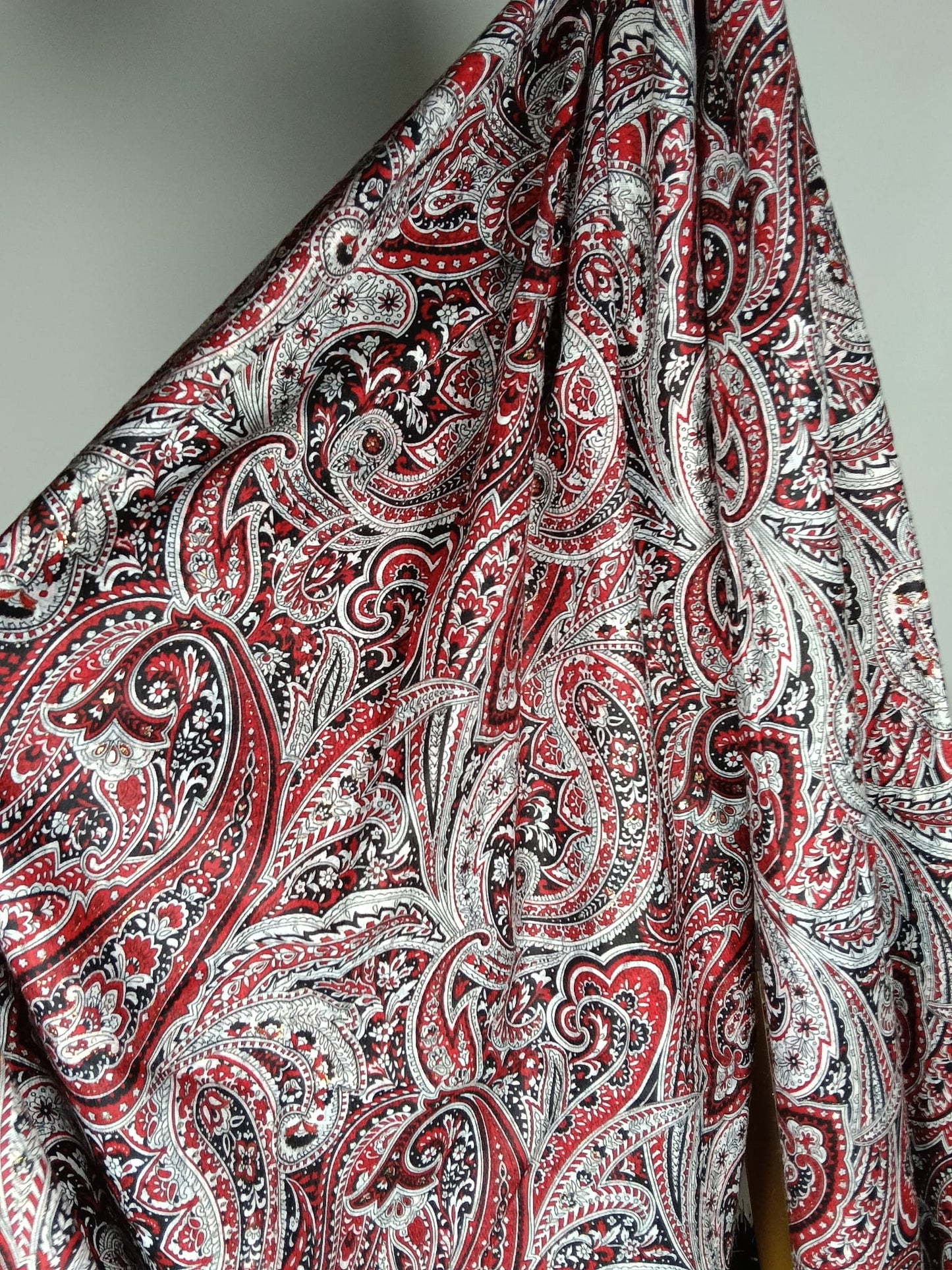 Pañuelo Paisley Granate