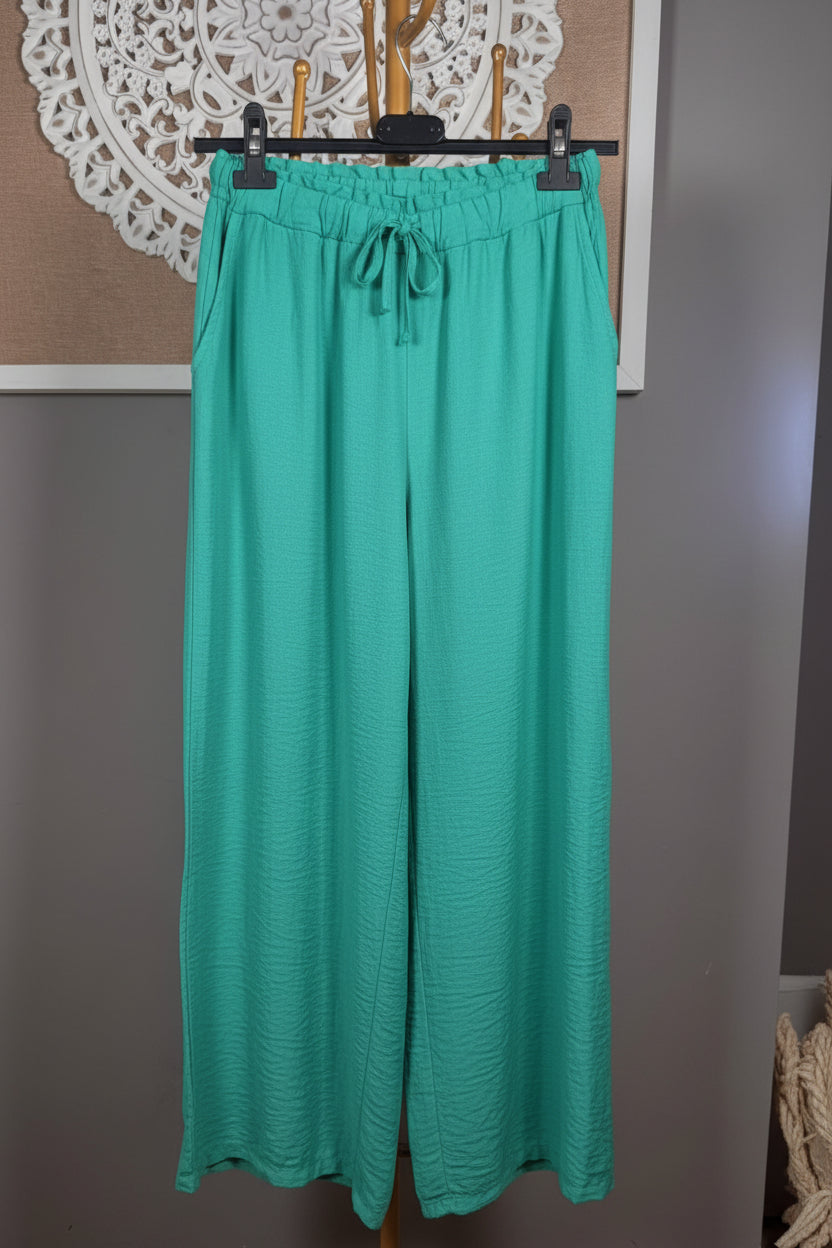 Pantalón Palazzo fluido (4 colores)