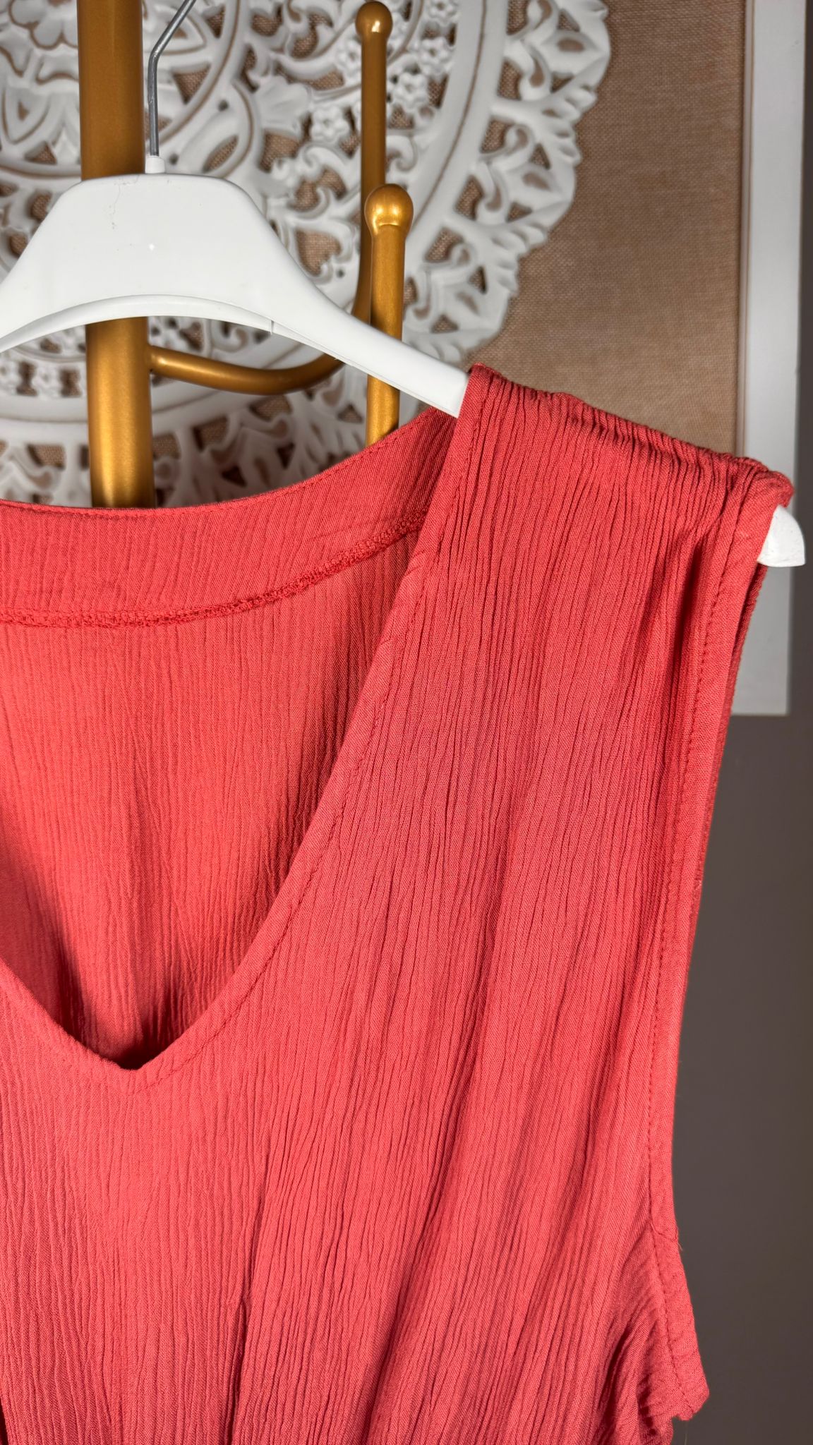💕Top Bambula con Cintura Engomada