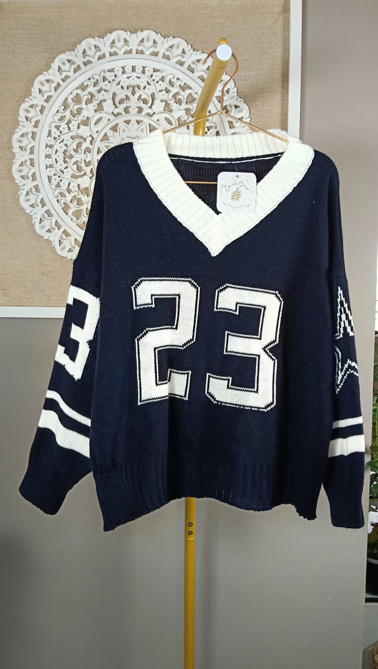Jersey Universitario Número 23 (2 colores)