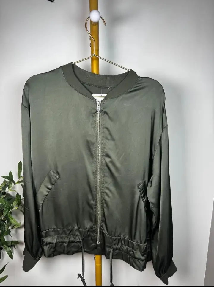 Chaqueta Bomber Satinada (3 colores)