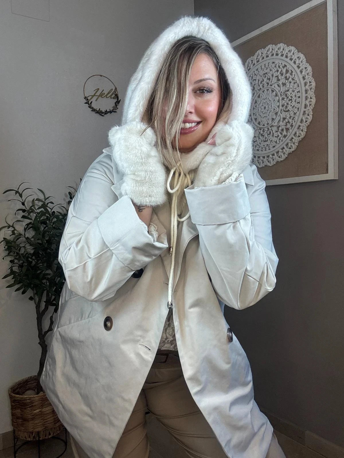 Balaclava Pelo Blanco