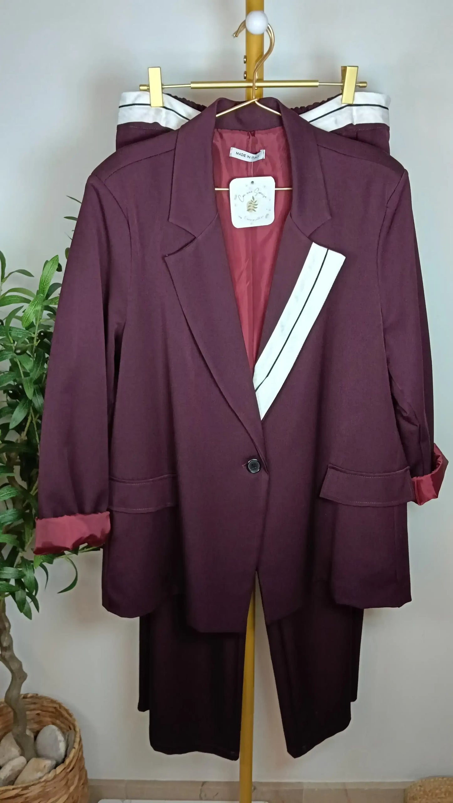 Traje Chaqueta Detalles Blancos (2 colores)