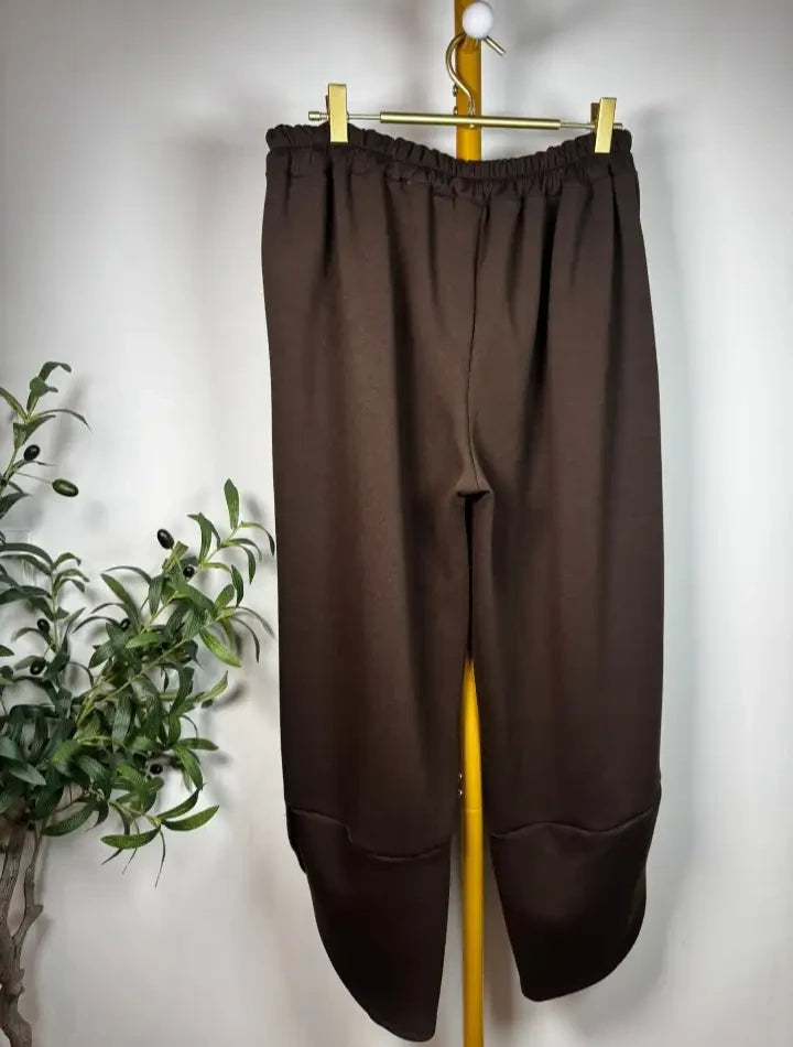 Pantalón Capa de Aire Bajo Cruzado (3 colores)