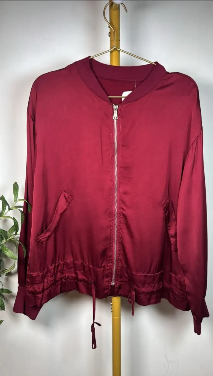 Chaqueta Bomber Satinada (3 colores)