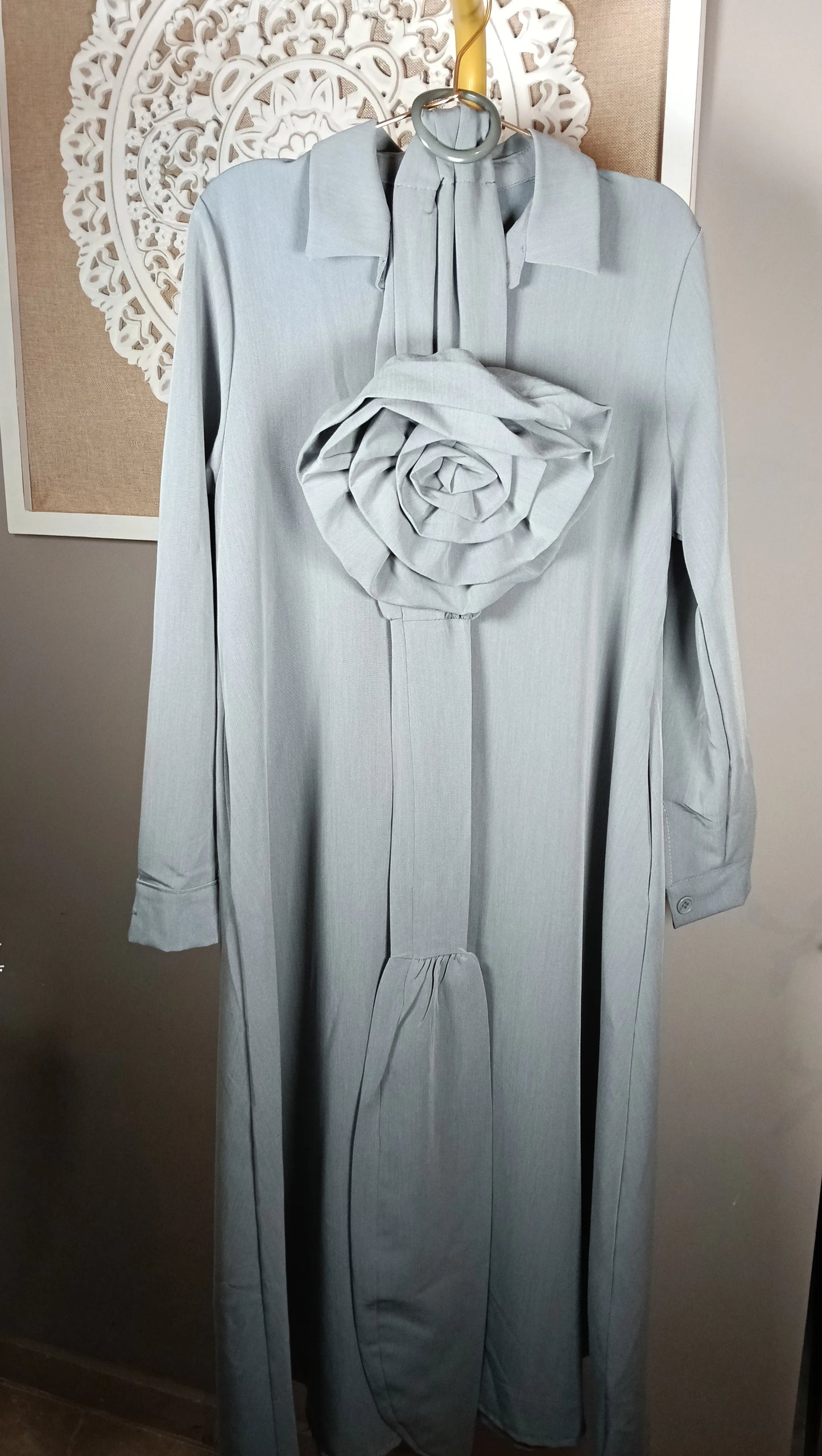 Vestido Camisero Rosa Cinturón (2 colores)