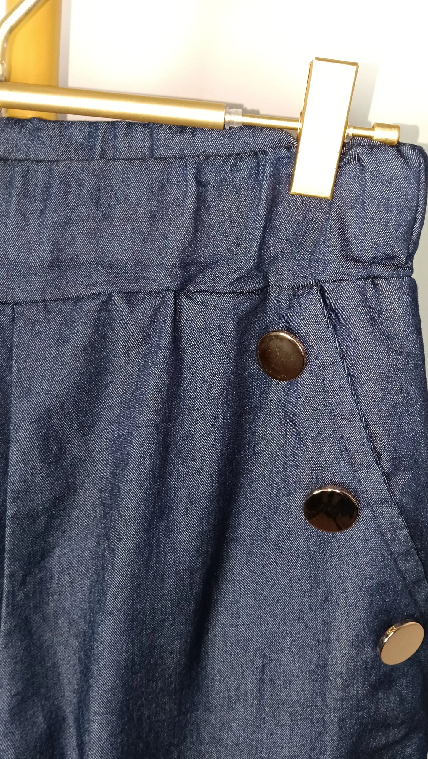 Pantalón Vaquero Tencel Azul Oscuro