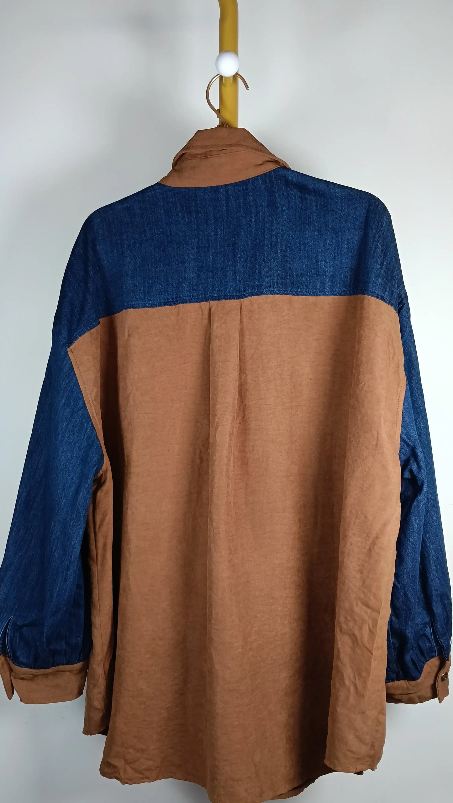 Camisa Vaquera Tachuelas Bicolor
