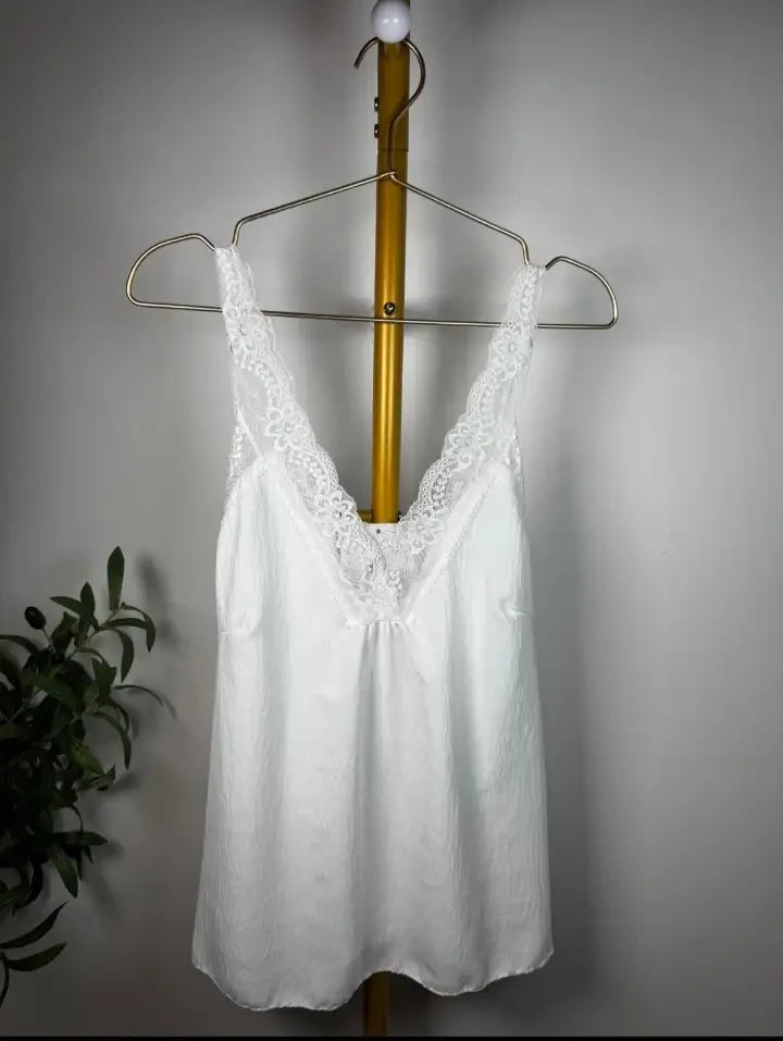 Lencera Satinada Encaje (3 colores)