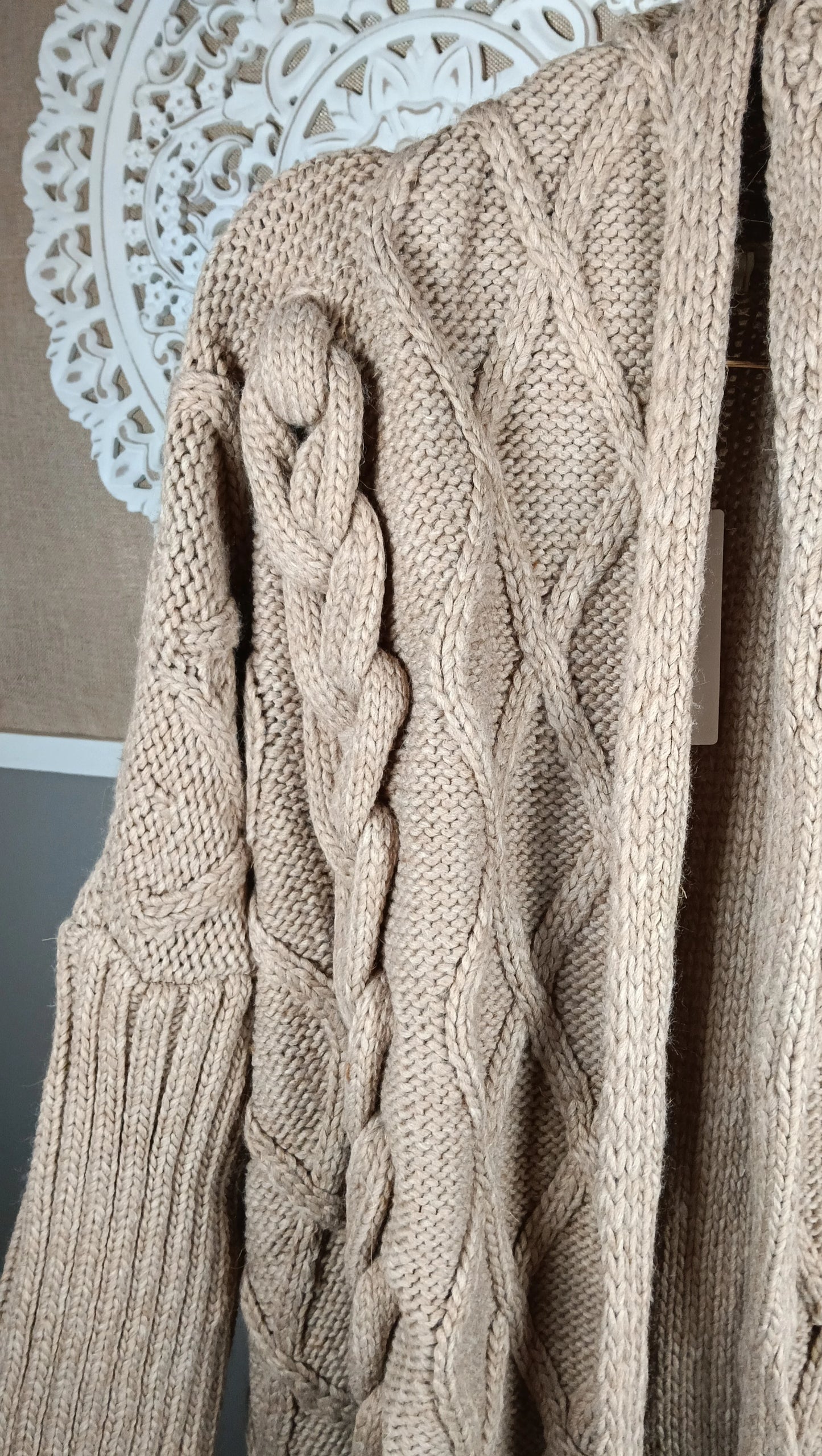 Chaqueta Punto Trenzas (2 colores)