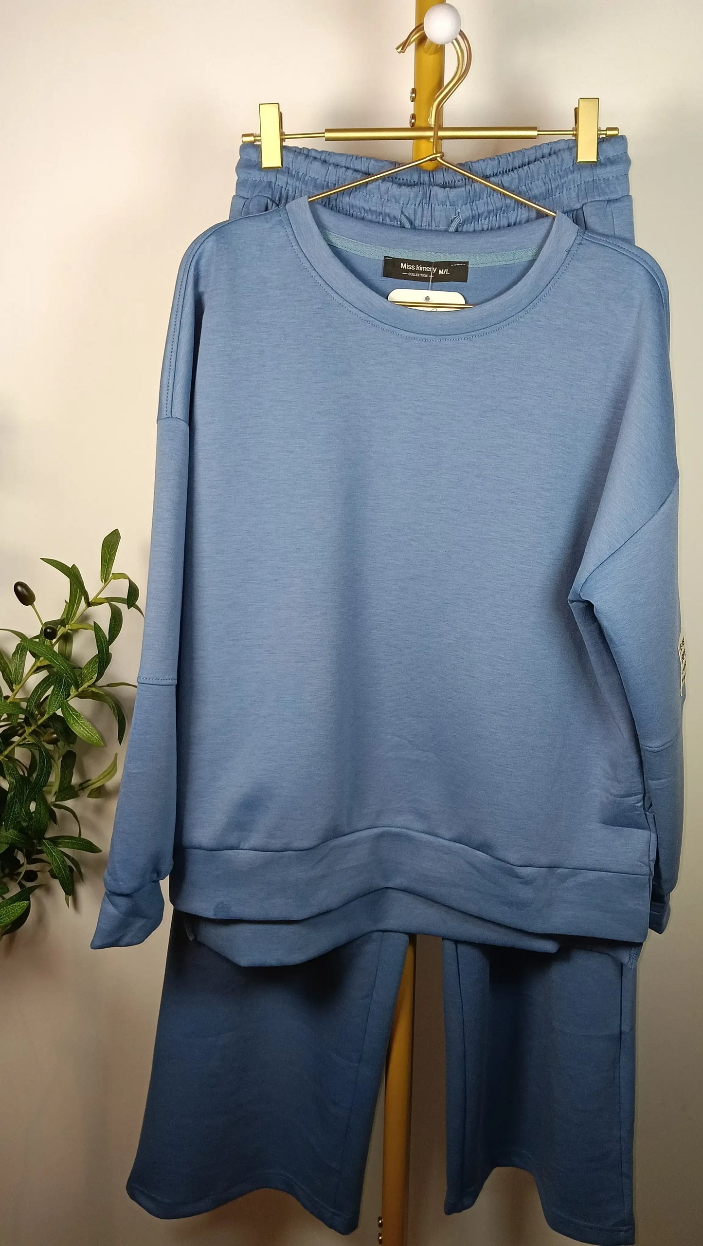Chándal Conjunto letrero Sudadera Pantalón (3 colores)