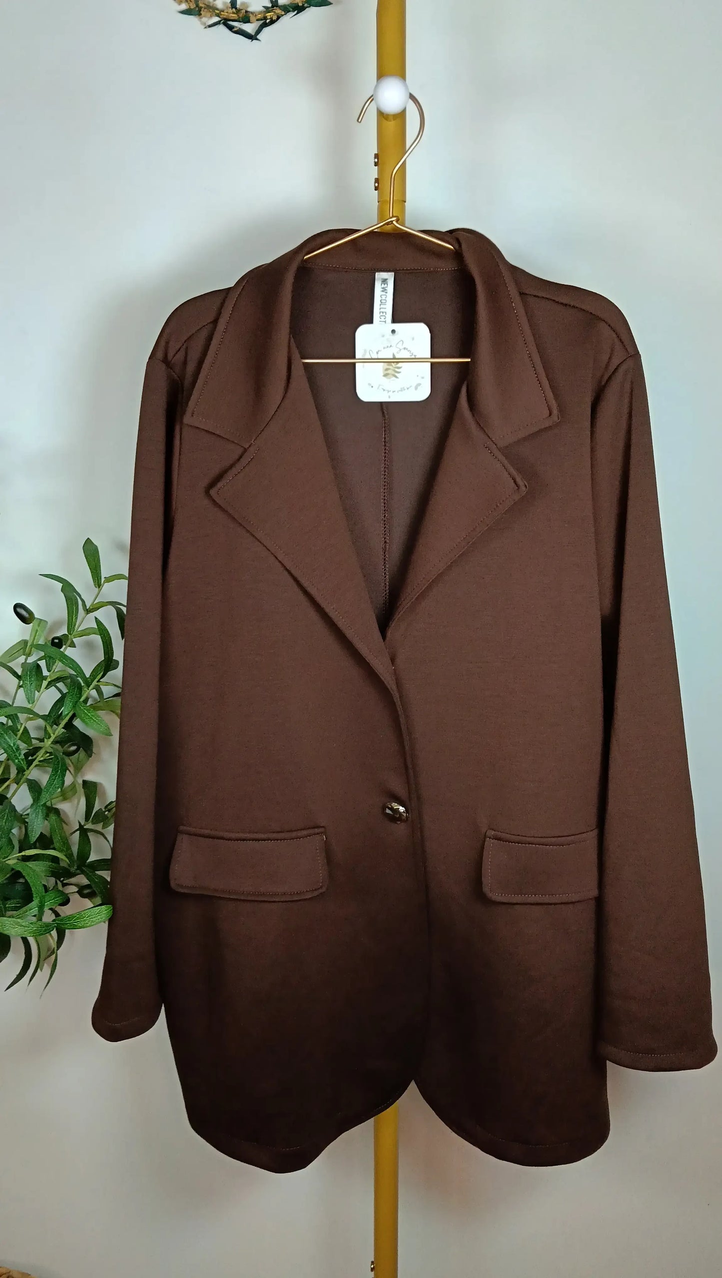 Blazer Capa de Aire Chocolate