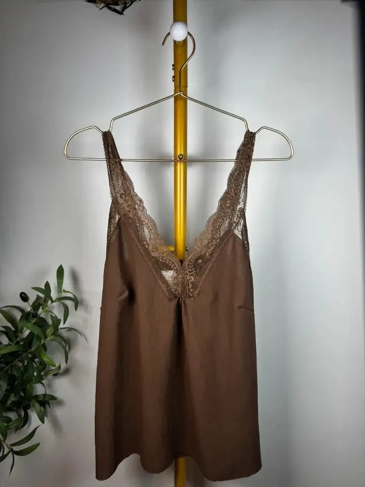 Lencera Satinada Encaje (3 colores)