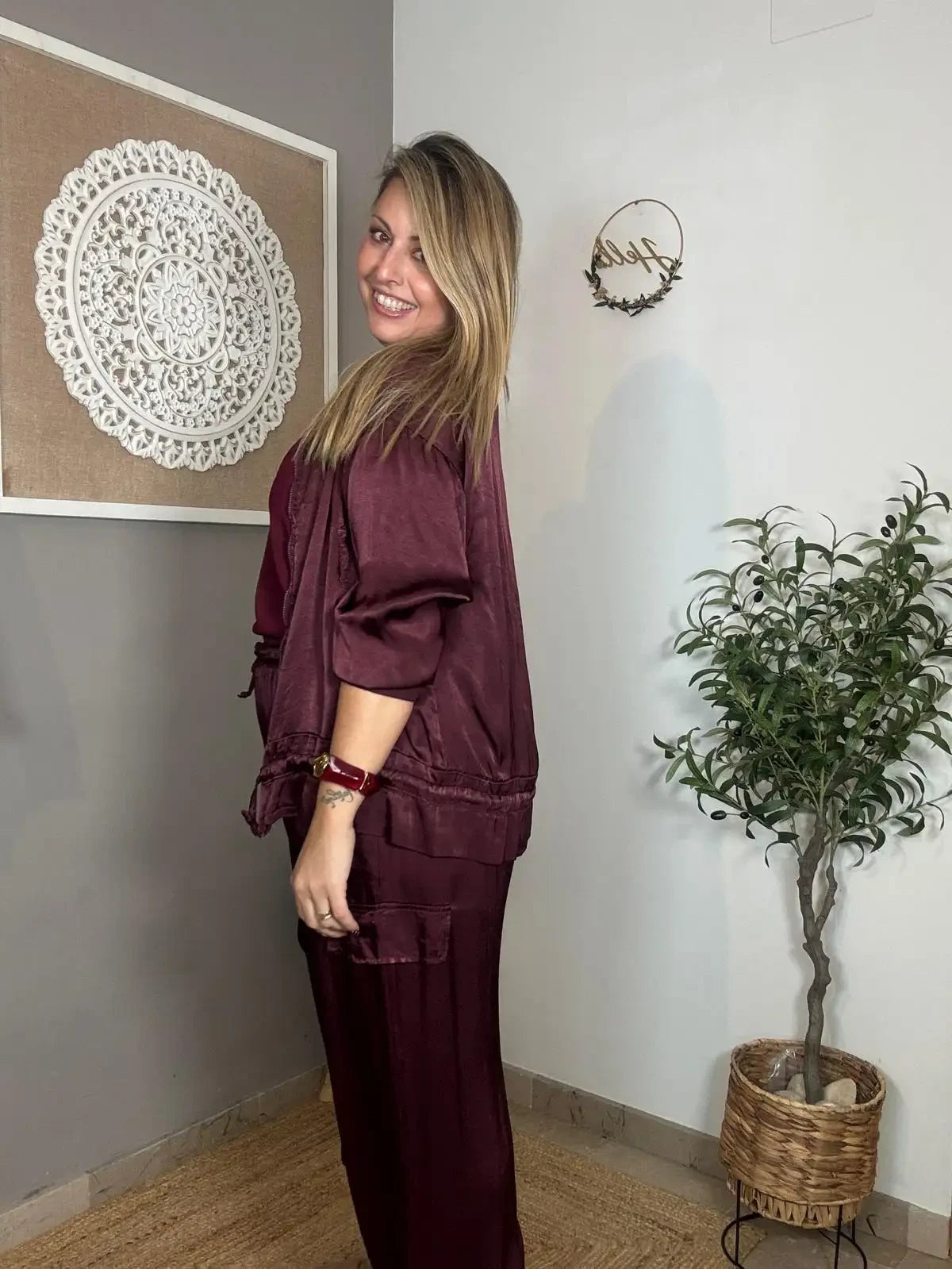 Chaqueta Bomber Aladín Satinada (4 colores)