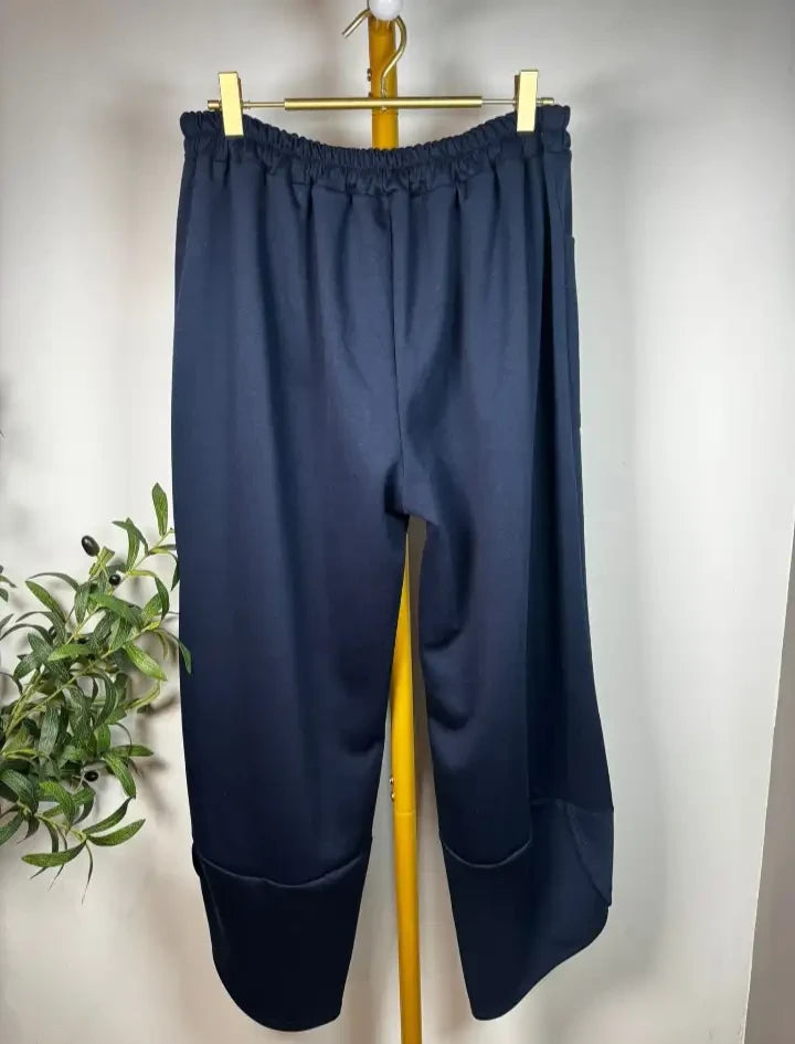Pantalón Capa de Aire Bajo Cruzado (3 colores)