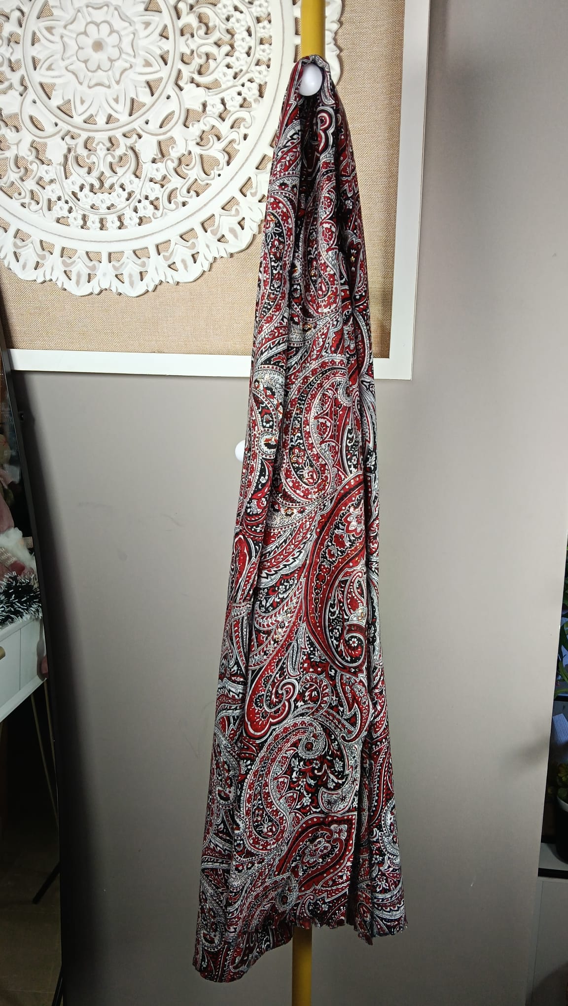 Pañuelo Paisley Granate