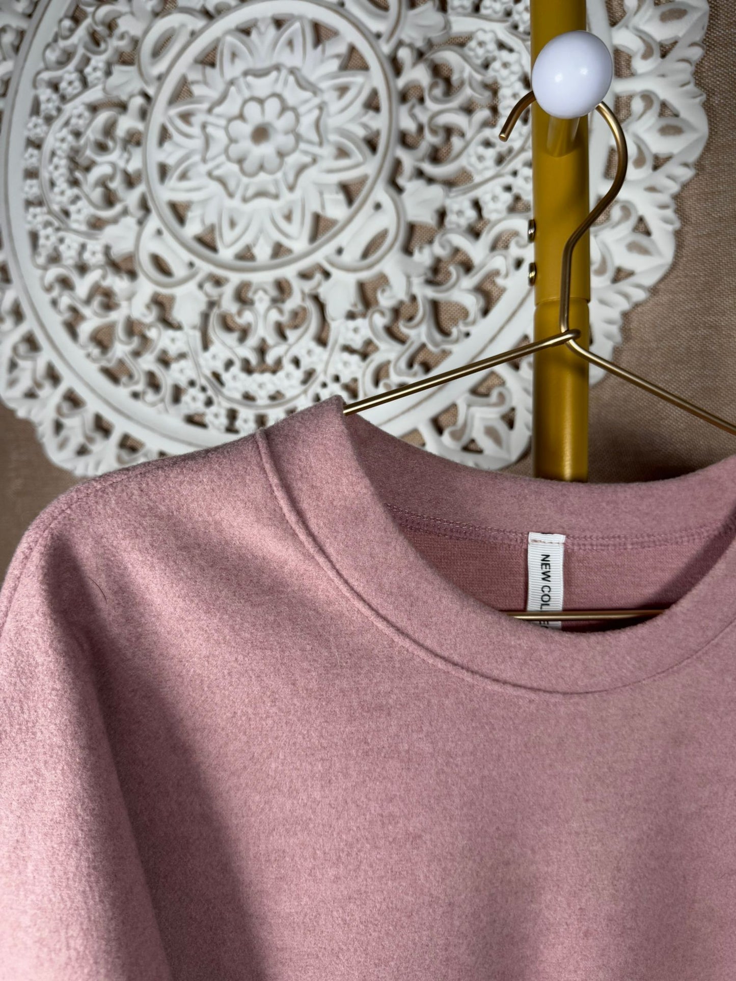 Sudadera Forro Polar con Perlas en Puños (3 colores)