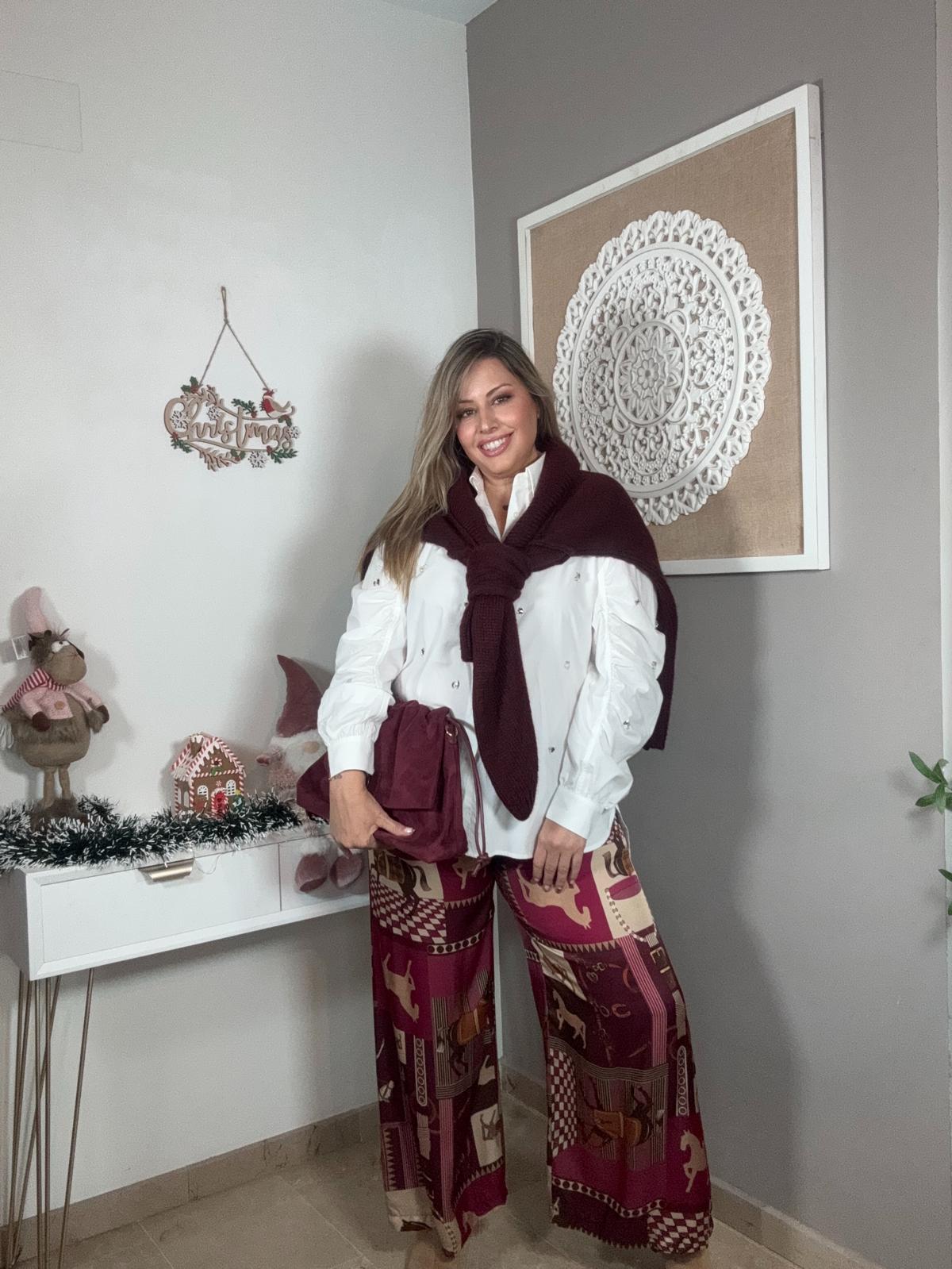 Pantalón Palazzo Estampado Caballos Boho 🐴✨ (3 colores)