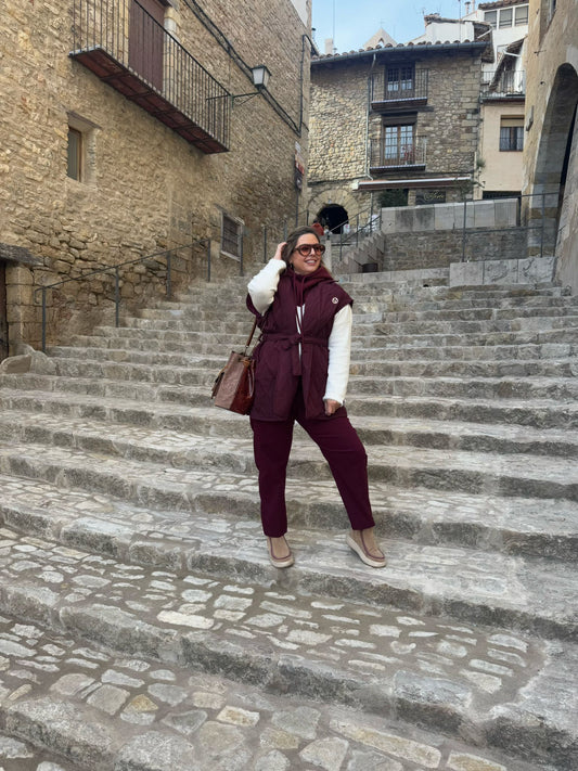 Chaleco Guateado con Cinturón (3 colores)