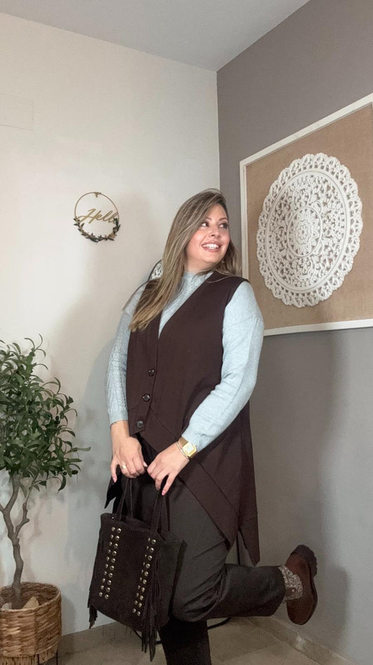 Chaleco Asimétrico Capa de Aire (2 colores)