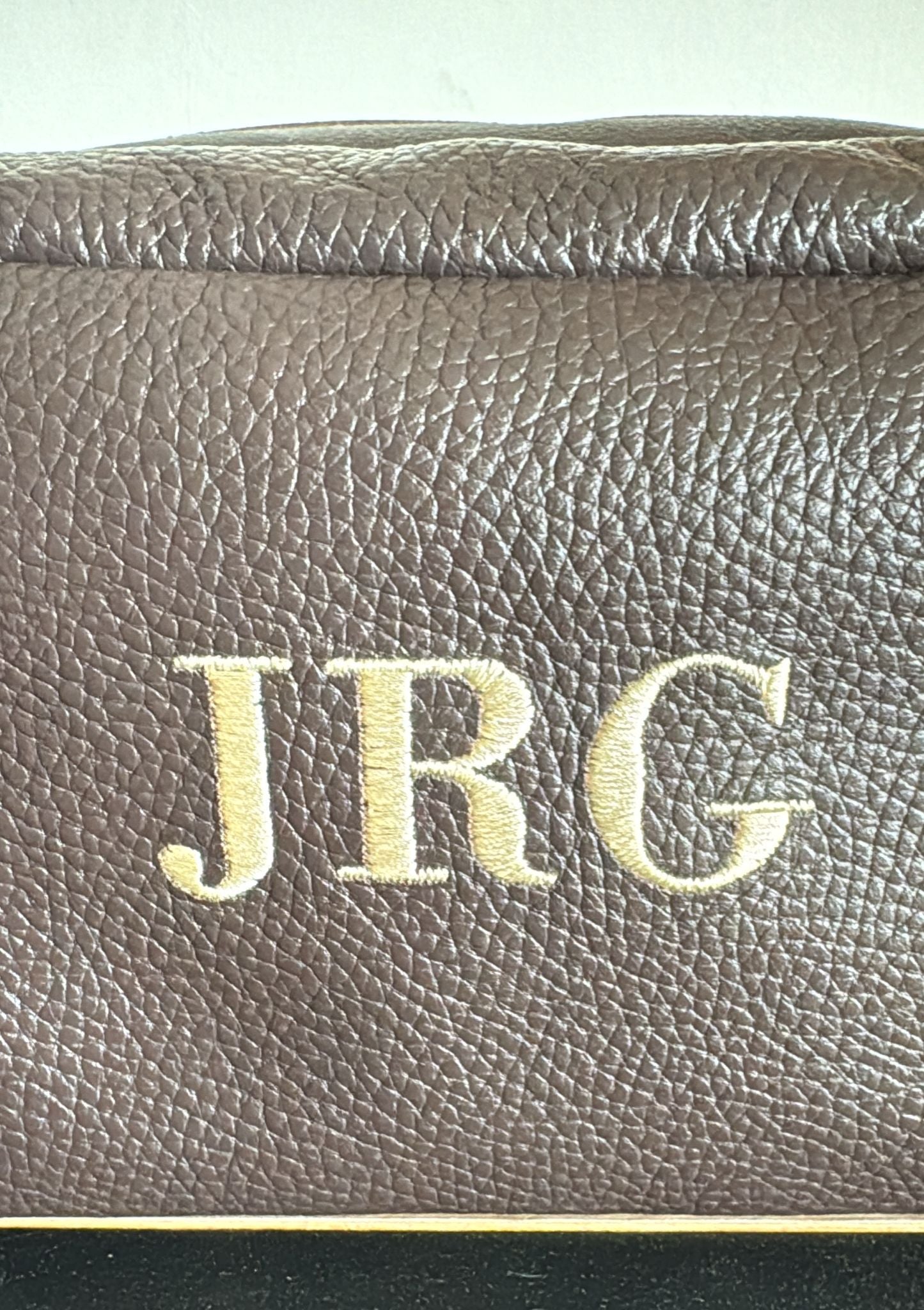 💼 Neceser de Piel Personalizable con Iniciales Bordadas - BAJO PEDIDO (IDEAL PARA DIA DEL PADRE)