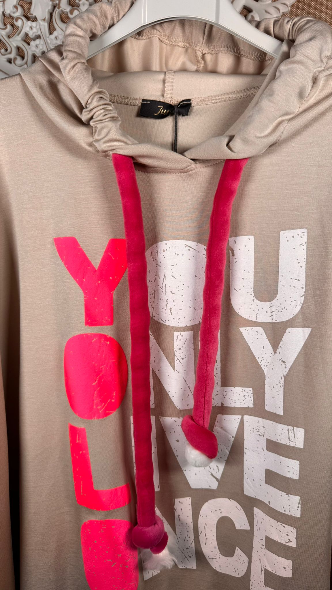 💕 Sudadera YOU ONLY LIVE ONCE con Capucha (2 colores)