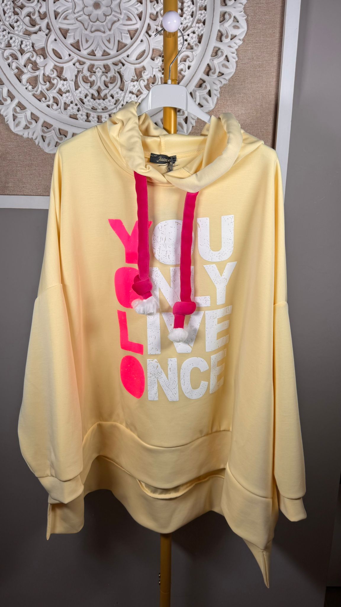 💕 Sudadera YOU ONLY LIVE ONCE con Capucha (2 colores)
