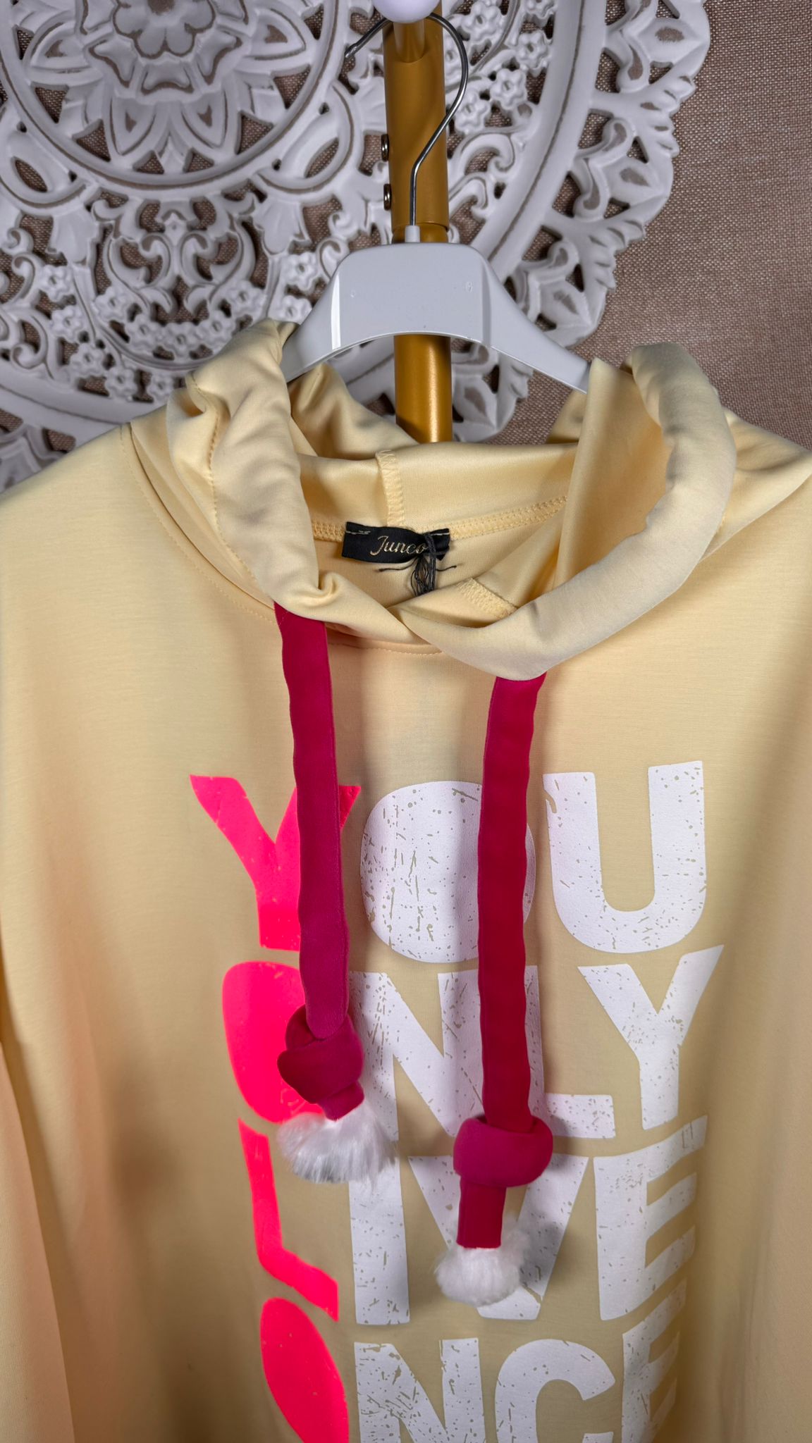 💕 Sudadera YOU ONLY LIVE ONCE con Capucha (2 colores)