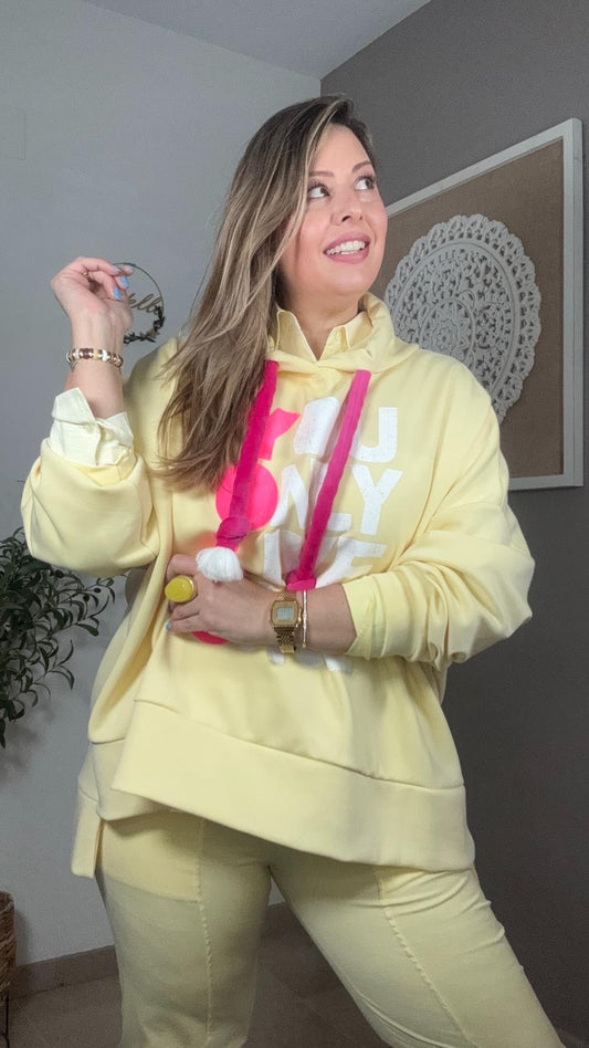 💕 Sudadera YOU ONLY LIVE ONCE con Capucha (2 colores)