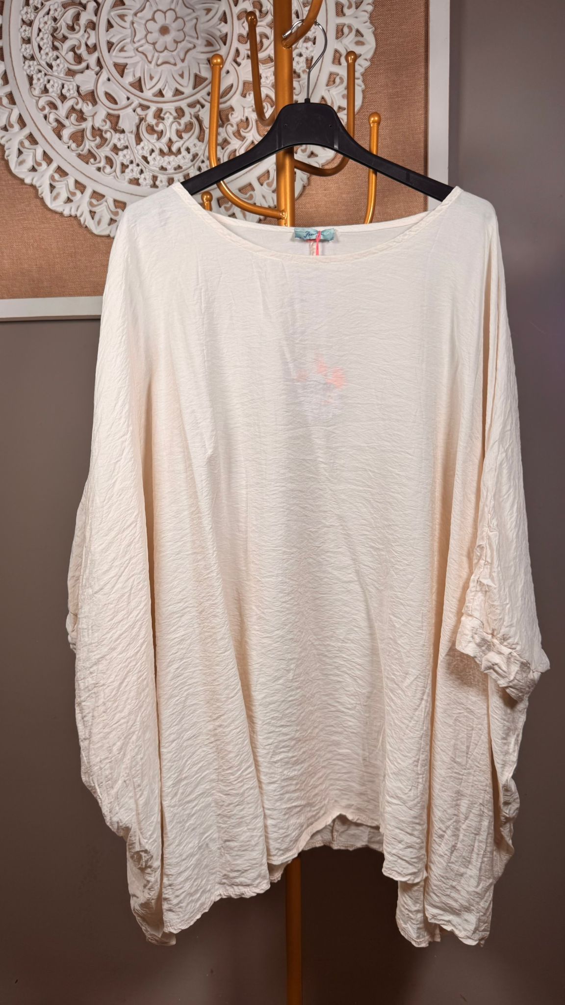 Conjunto Blusa + Pantalón Blanco Fluido