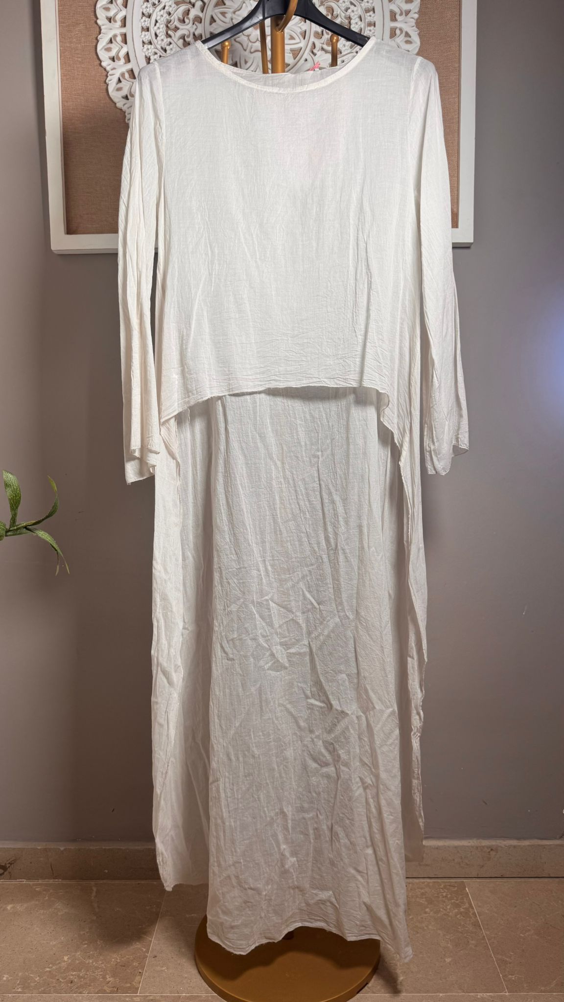 🌿 Blusa asimétrica
