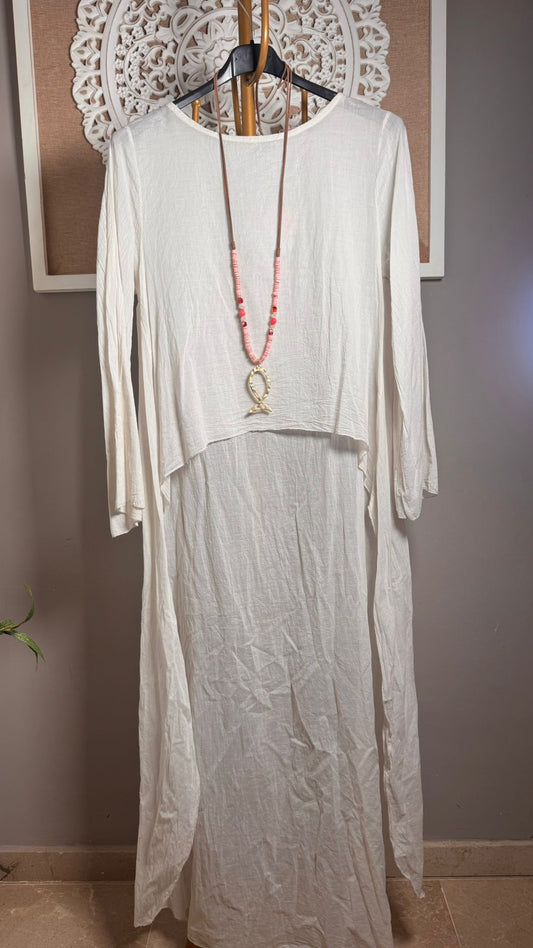 🌿 Blusa Oversize Doble Capa