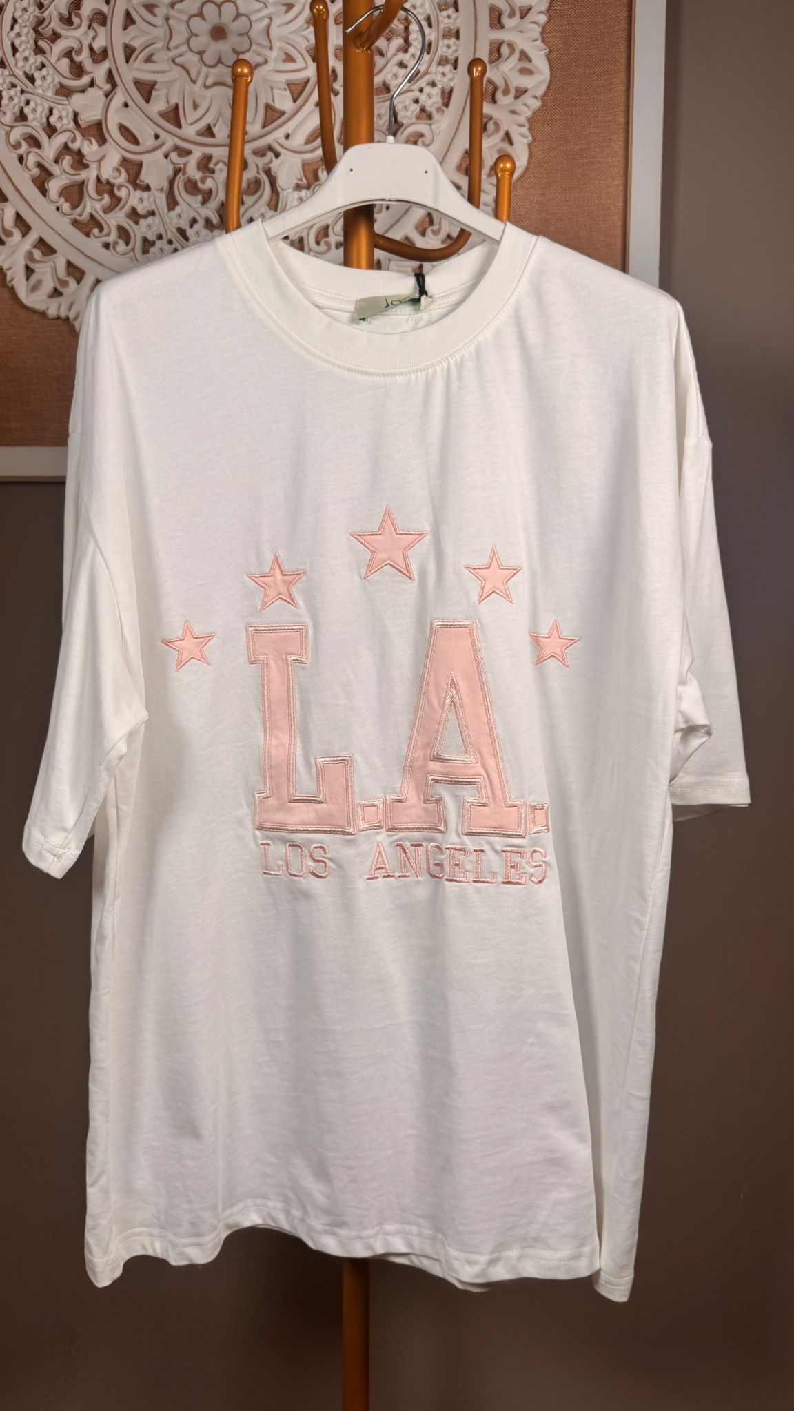 ⭐ Camiseta LA Los Angeles Bordada