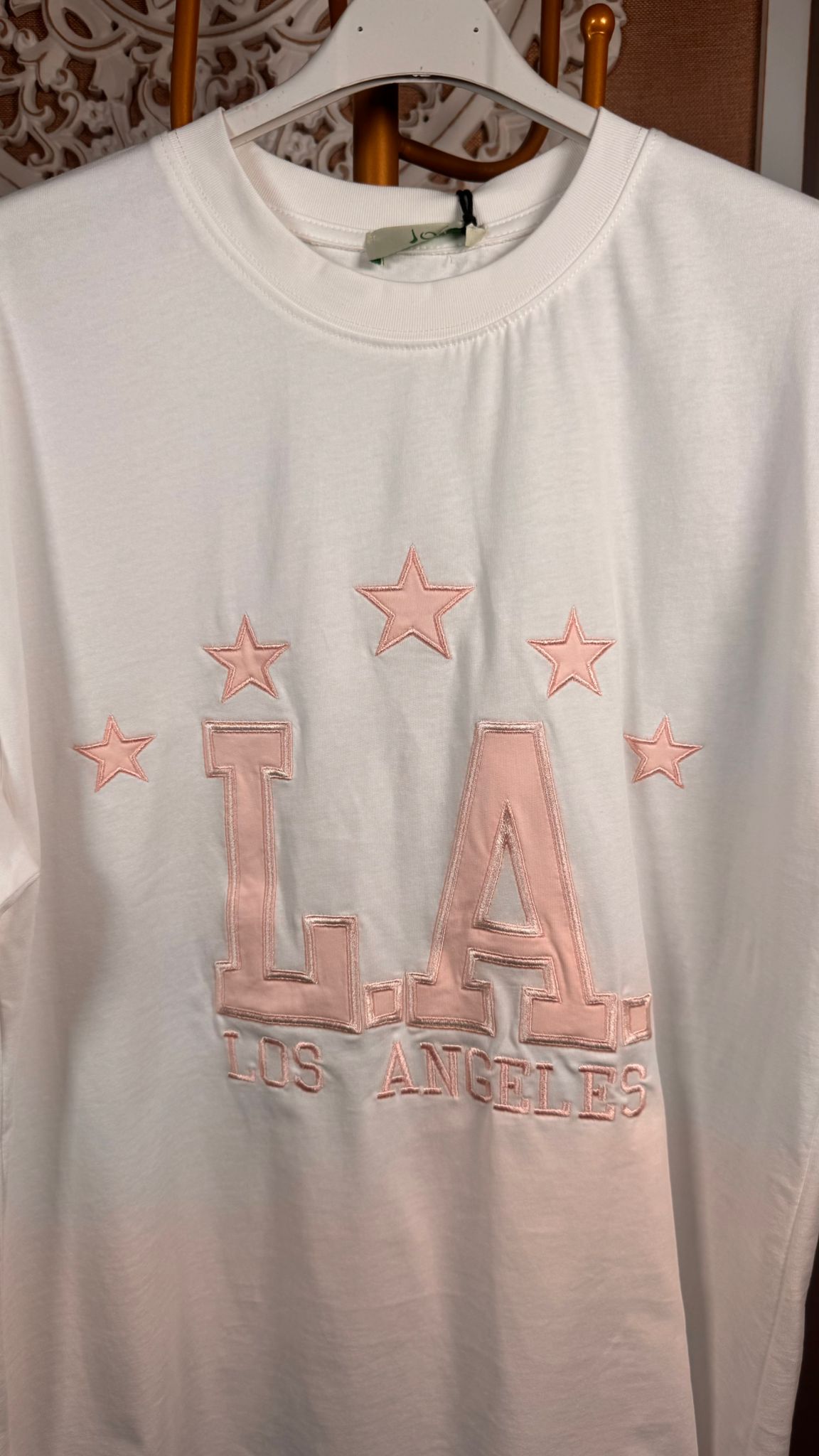 ⭐ Camiseta LA Los Angeles Bordada
