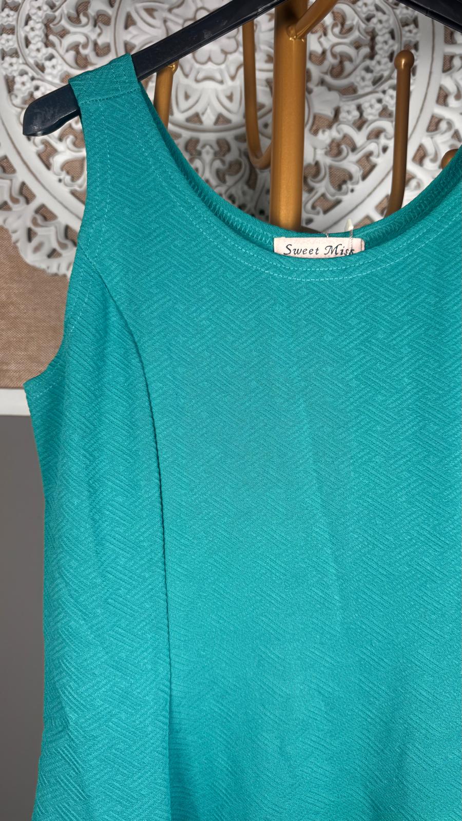 💗 Vestido Corto Evasé Textura Jacquard (2 colores)