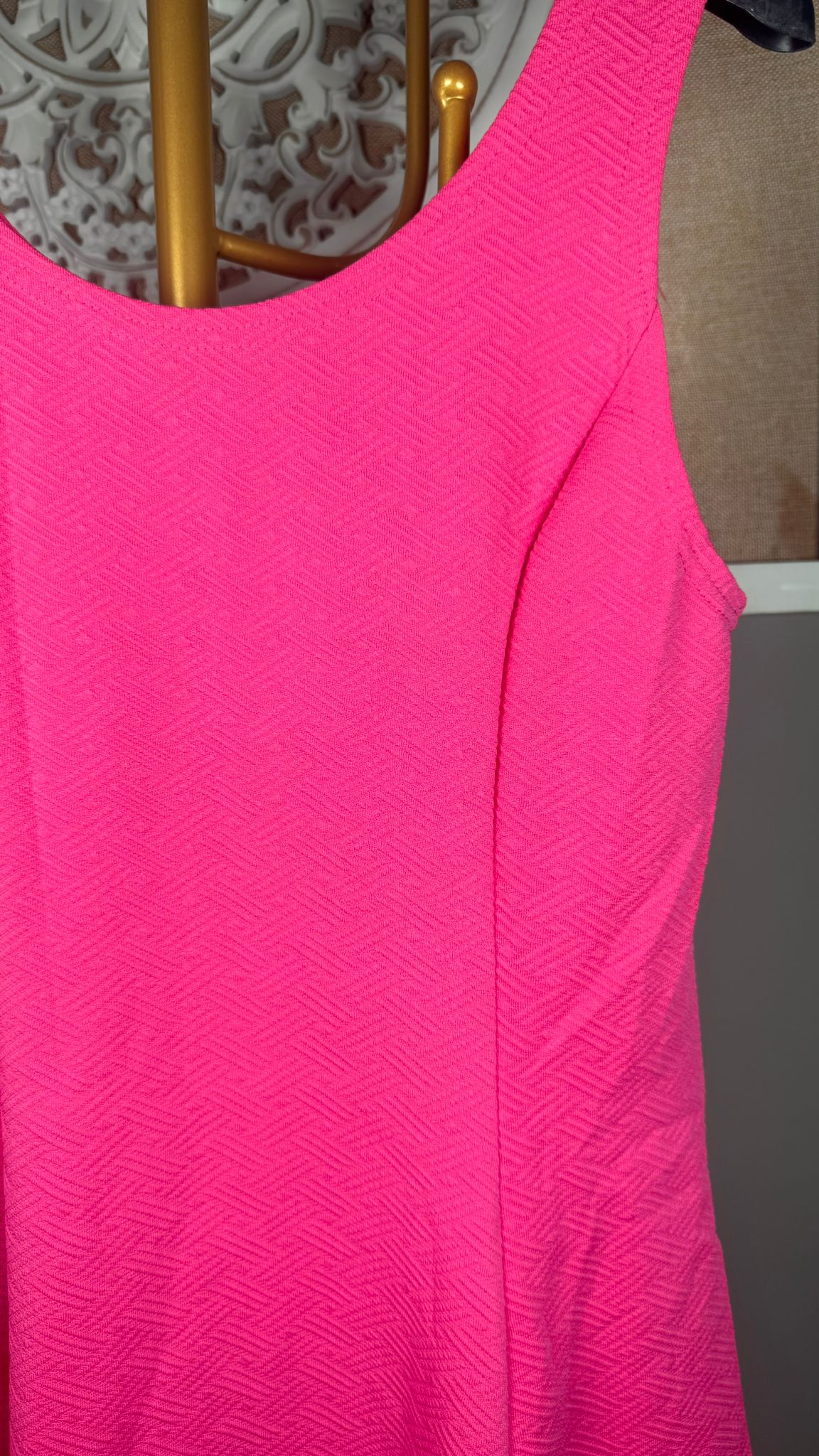 💗 Vestido Corto Evasé Textura Jacquard (2 colores)