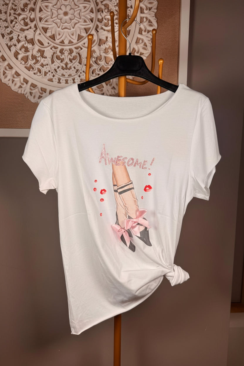 👠 Camiseta "Awesome!