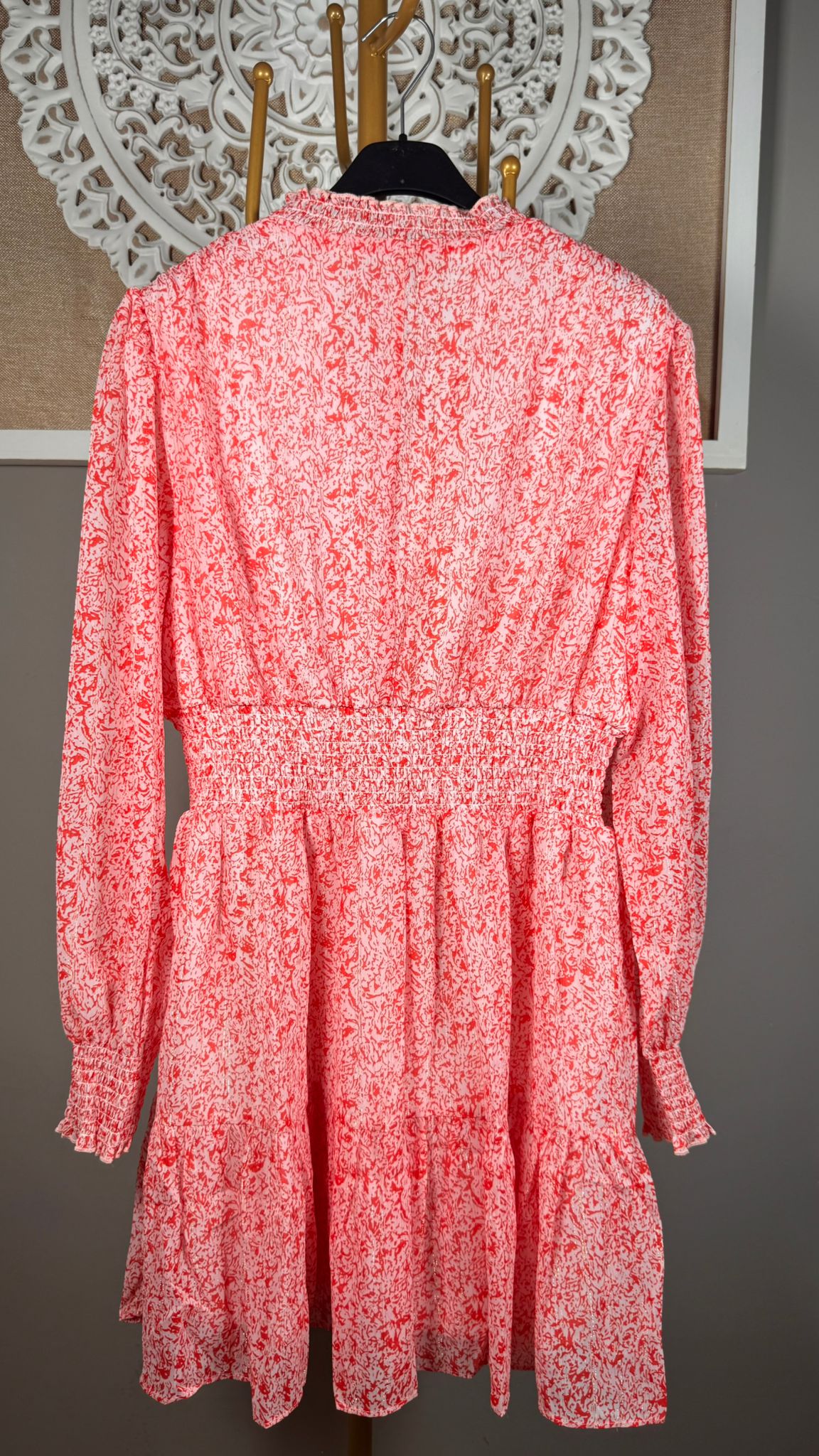 🌸 Vestido Floral Coral