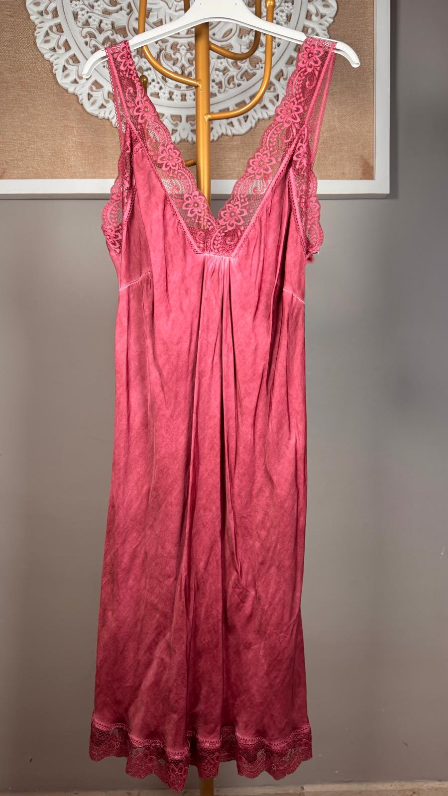 🌸 Vestido Lencería Efecto Lavado