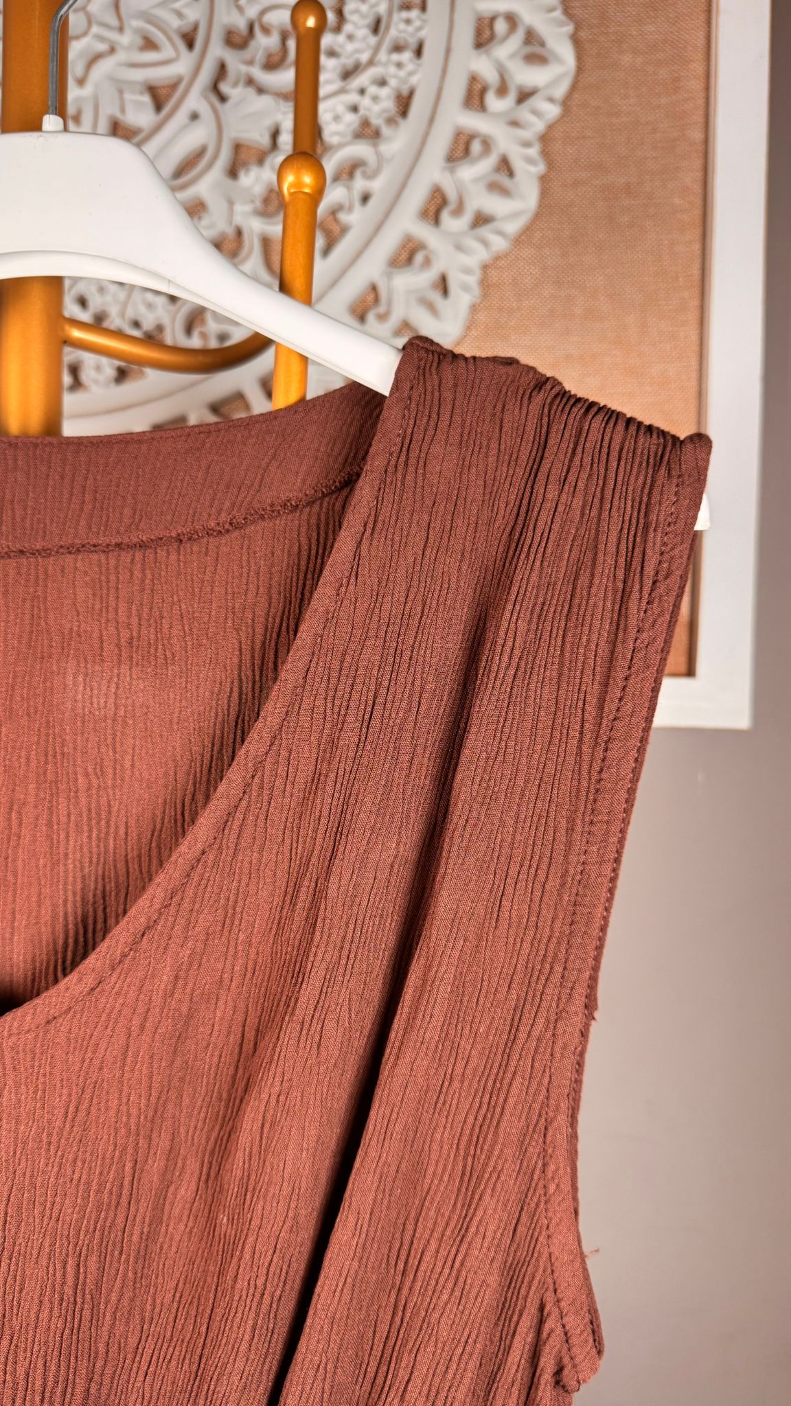 💕Top Bambula con Cintura Engomada