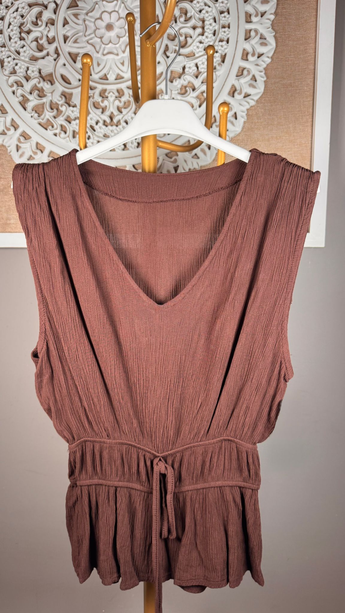 💕Top Bambula con Cintura Engomada