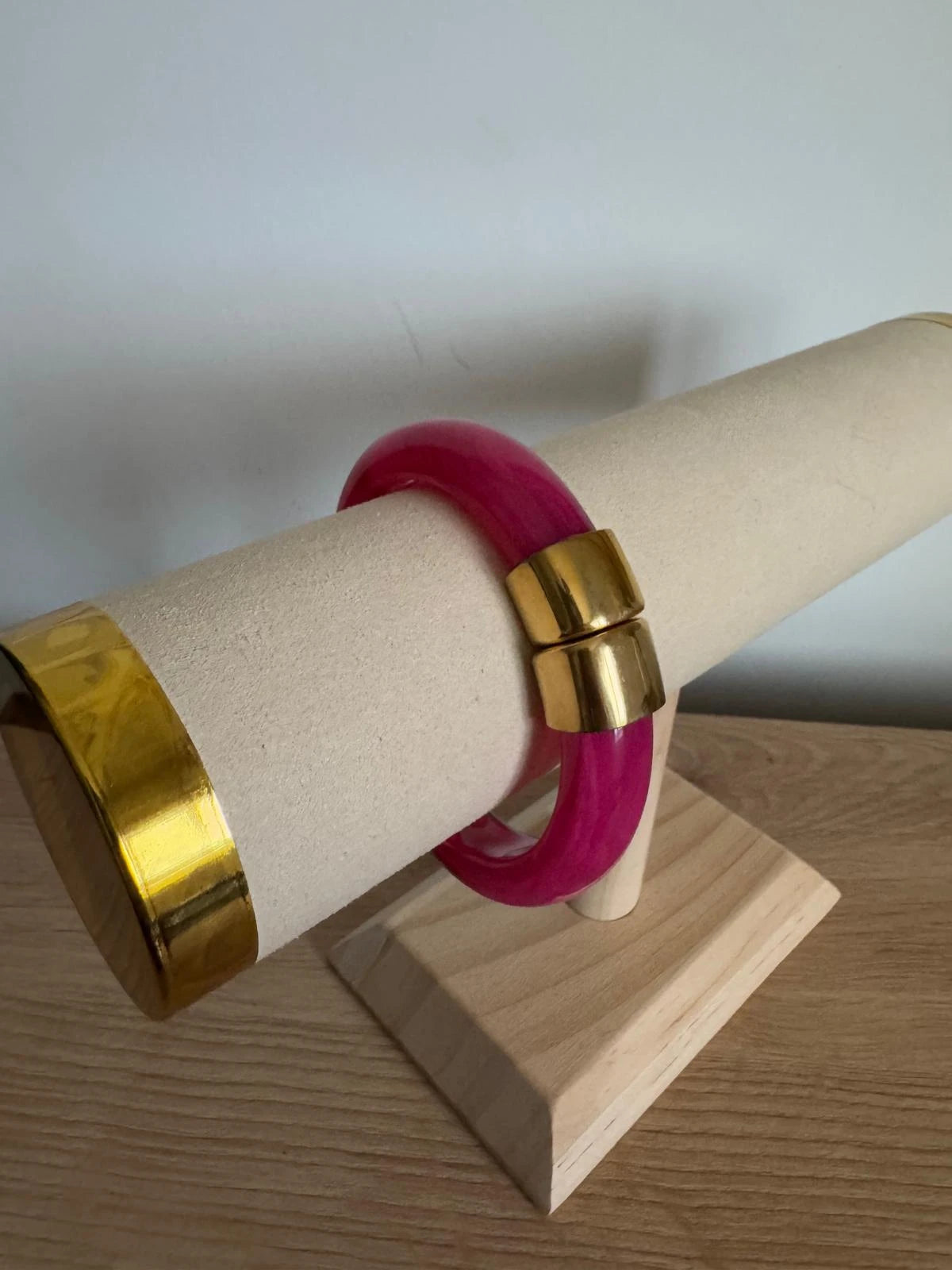Brazalete Rosa Dorado