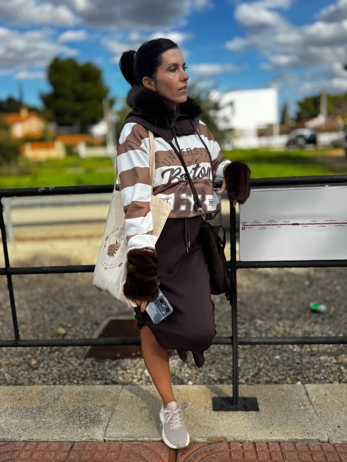 Falda Tejido Sudadera (3 colores)