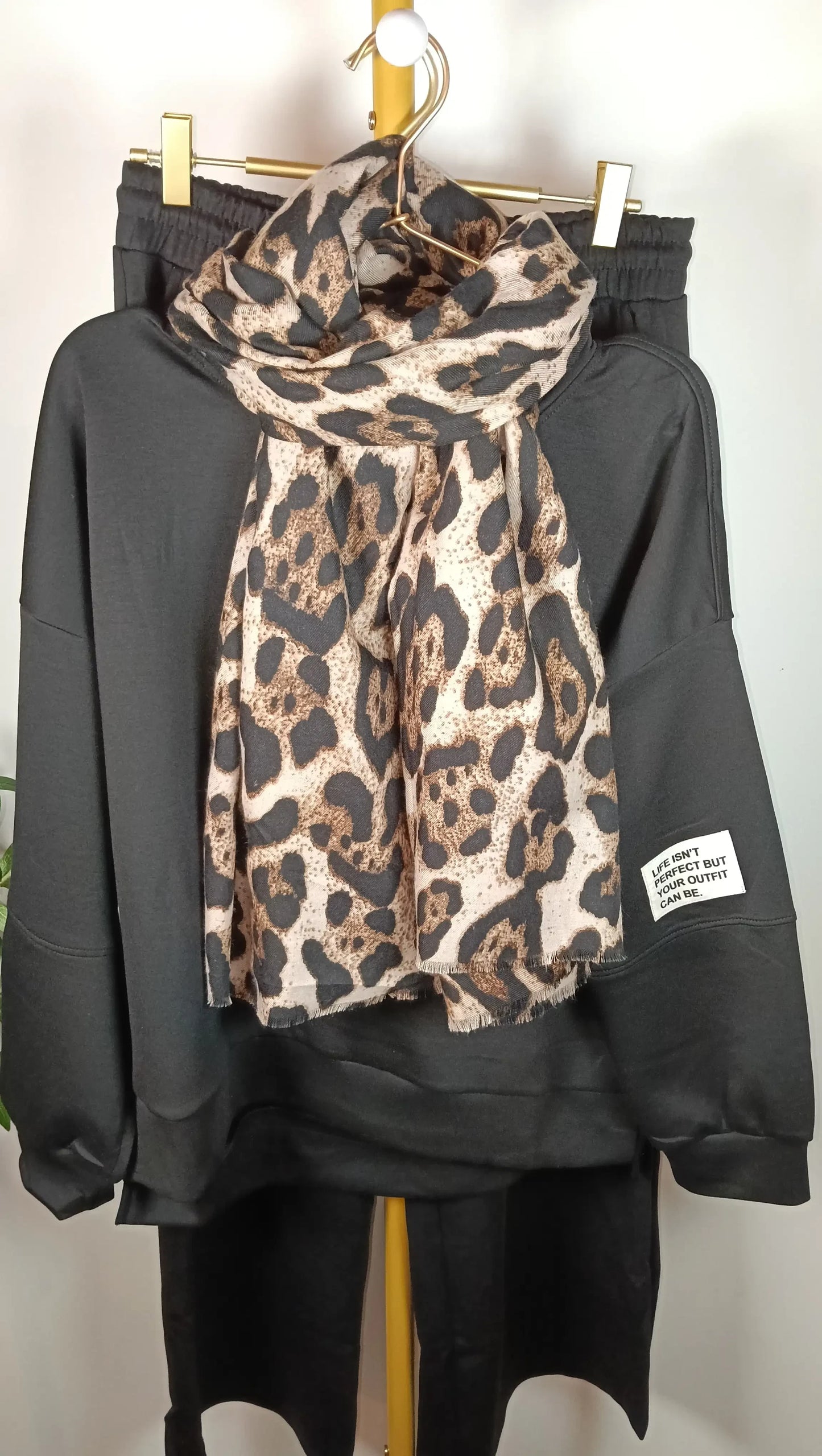 Chándal Conjunto letrero Sudadera Pantalón (3 colores)
