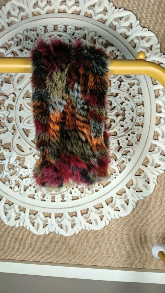 Cuello Pelo Multicolor vibrante