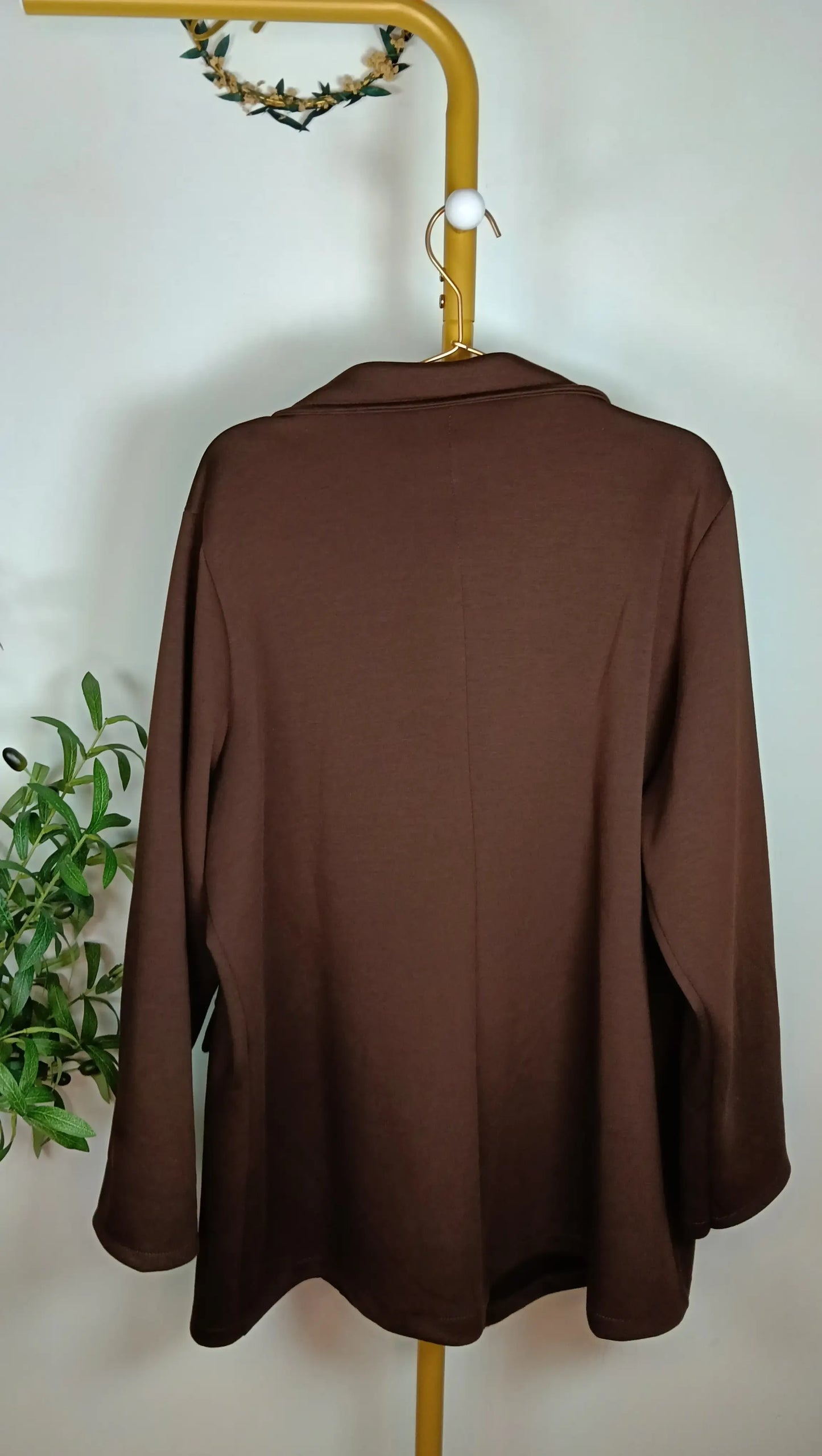 Blazer Capa de Aire Chocolate