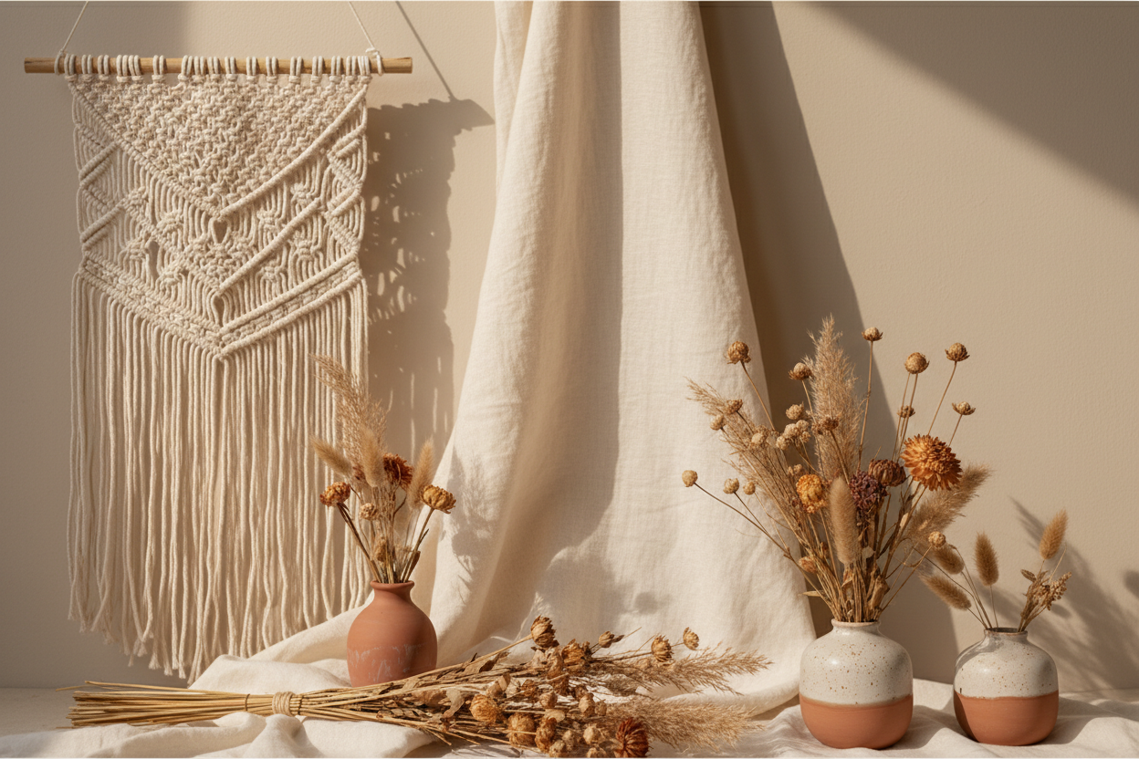 Banner de rebajas boho-luxe