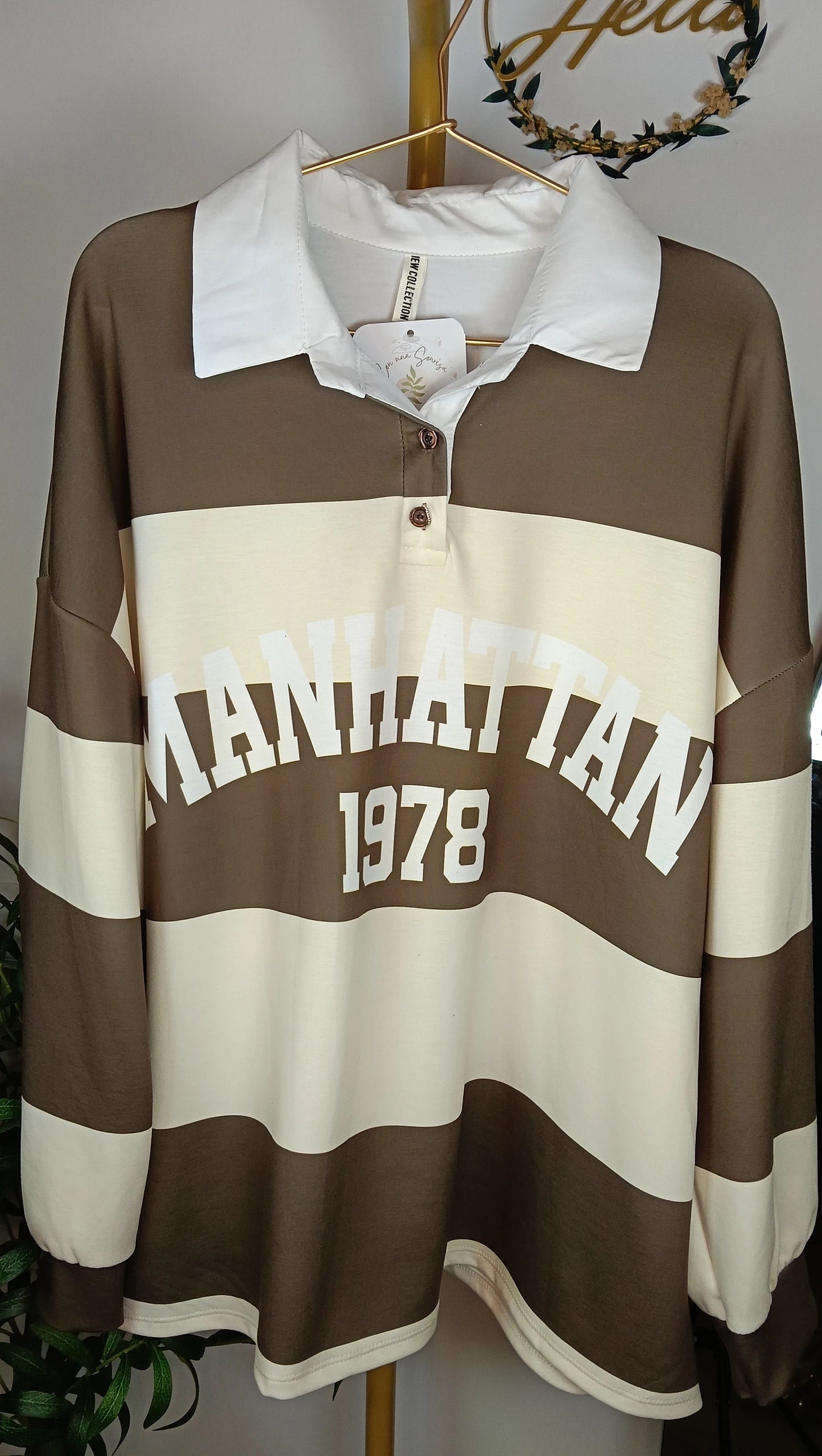 Sudadera Rugby Manhattan 1978
